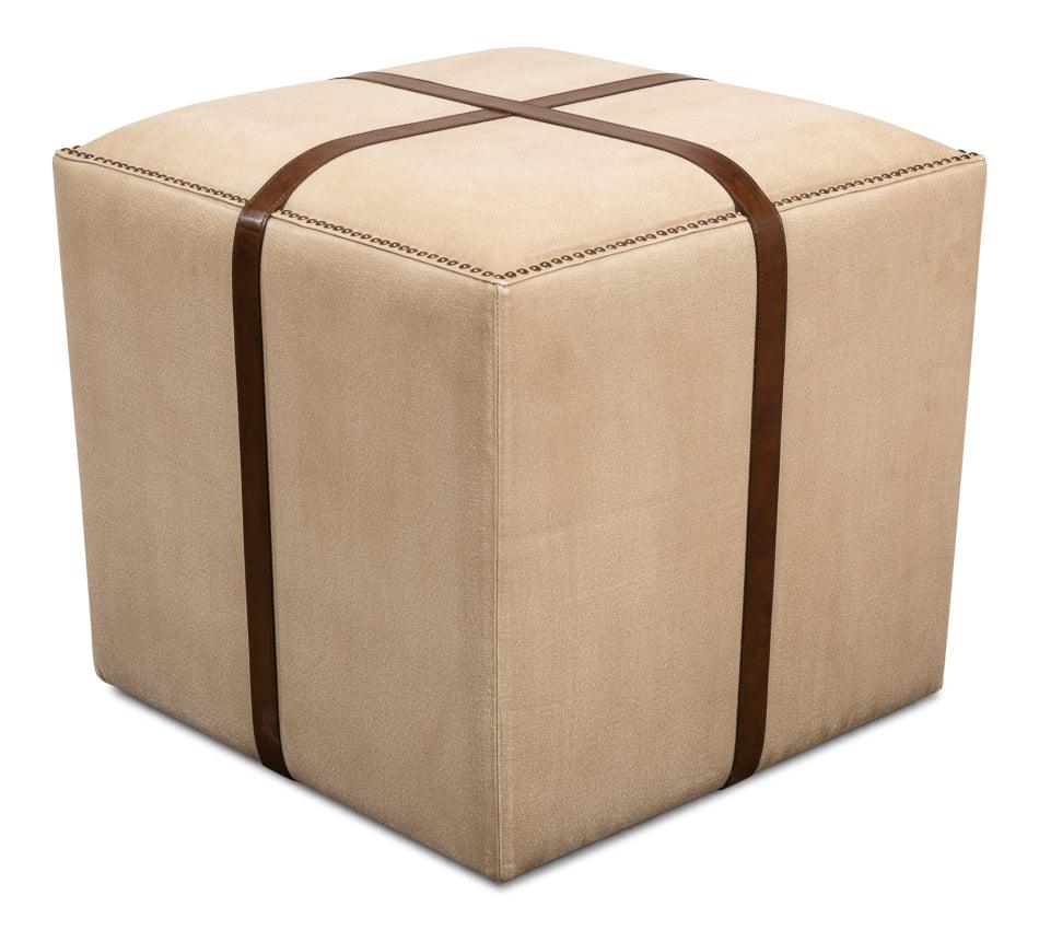 Strap Canvas & Leather Stool - Frankwebs