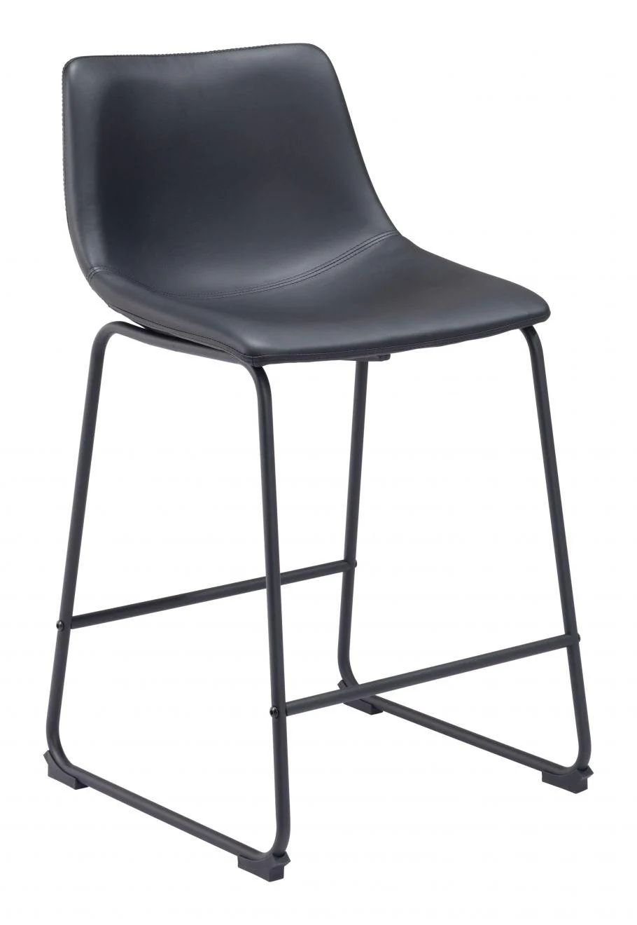 Smart Counter Chair (Set of 2) Black - Frankwebs