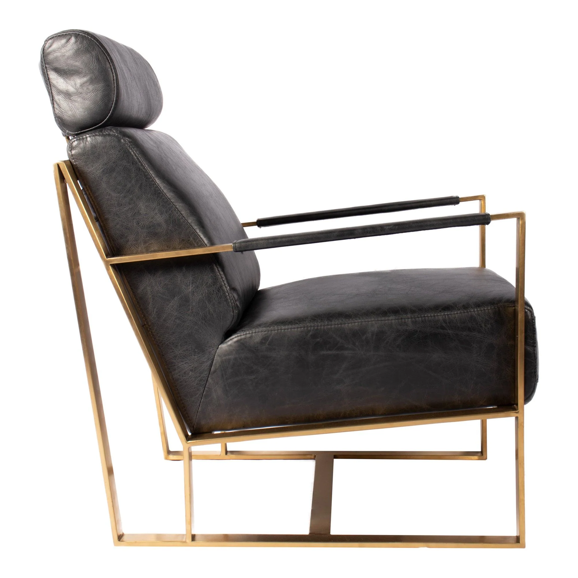 Paradiso Chair Onyx Black Leather - Frankwebs