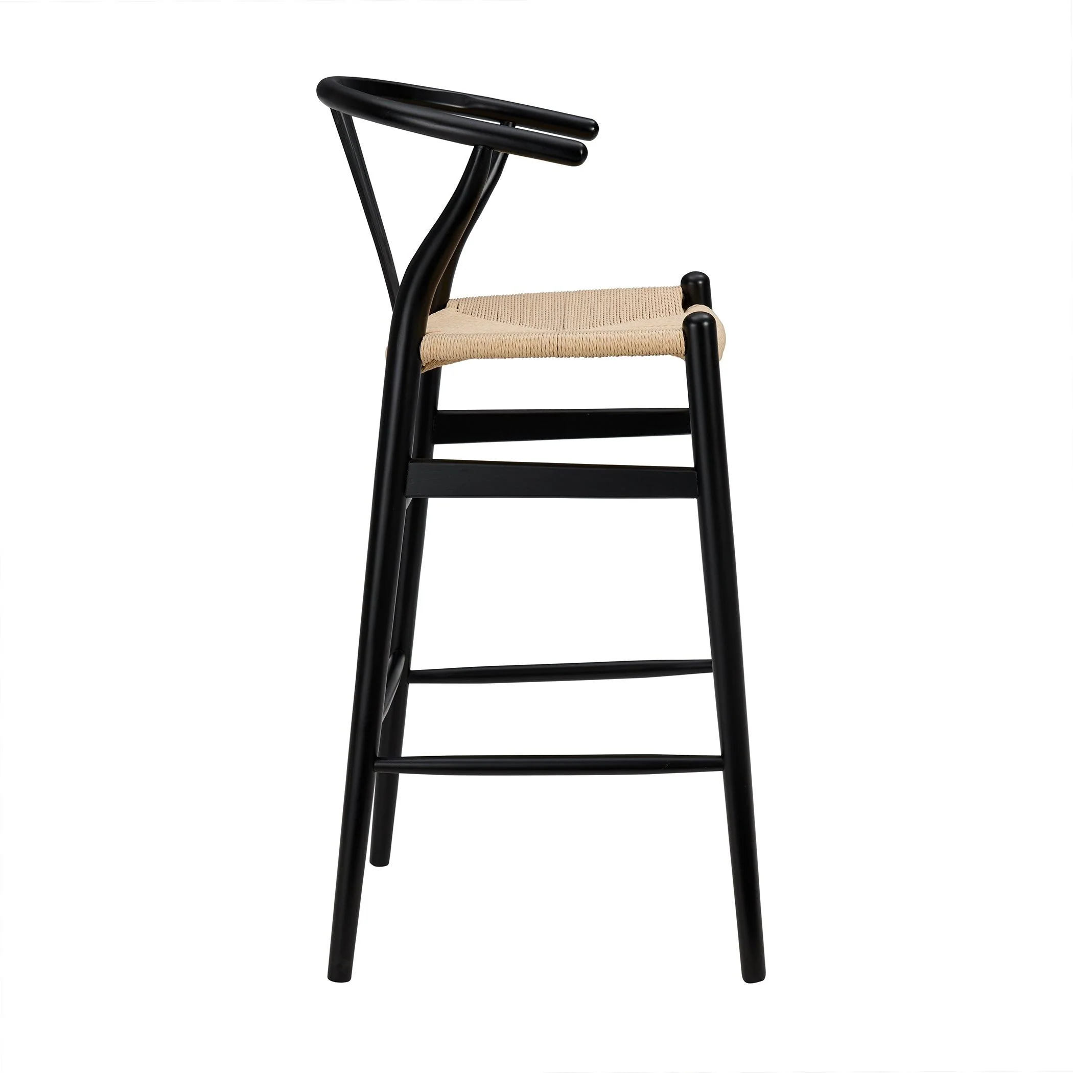 Evela-B Bar Stool and Natural Rush Seat - Frankwebs