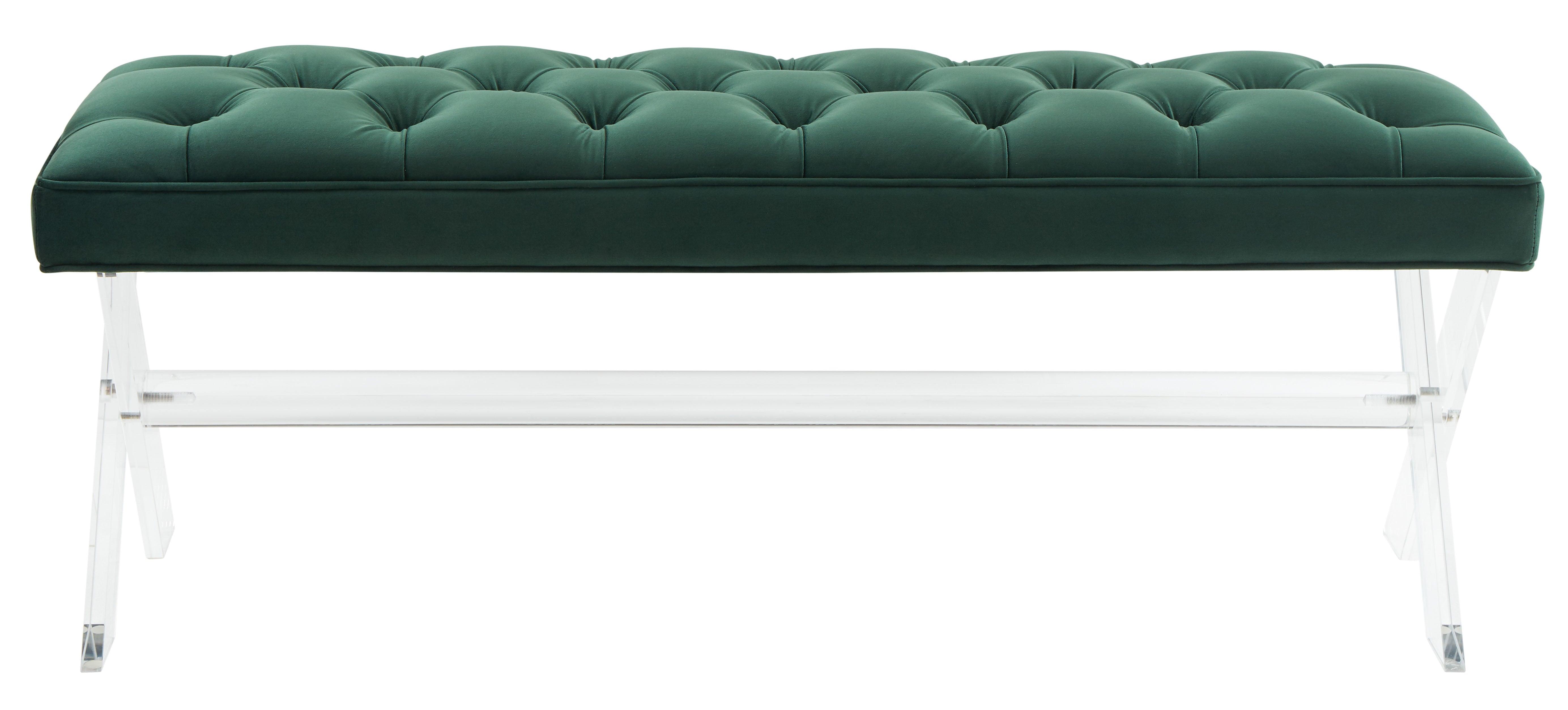 TOURMALINE TUFTED ACRYLIC BENCH - Frankwebs