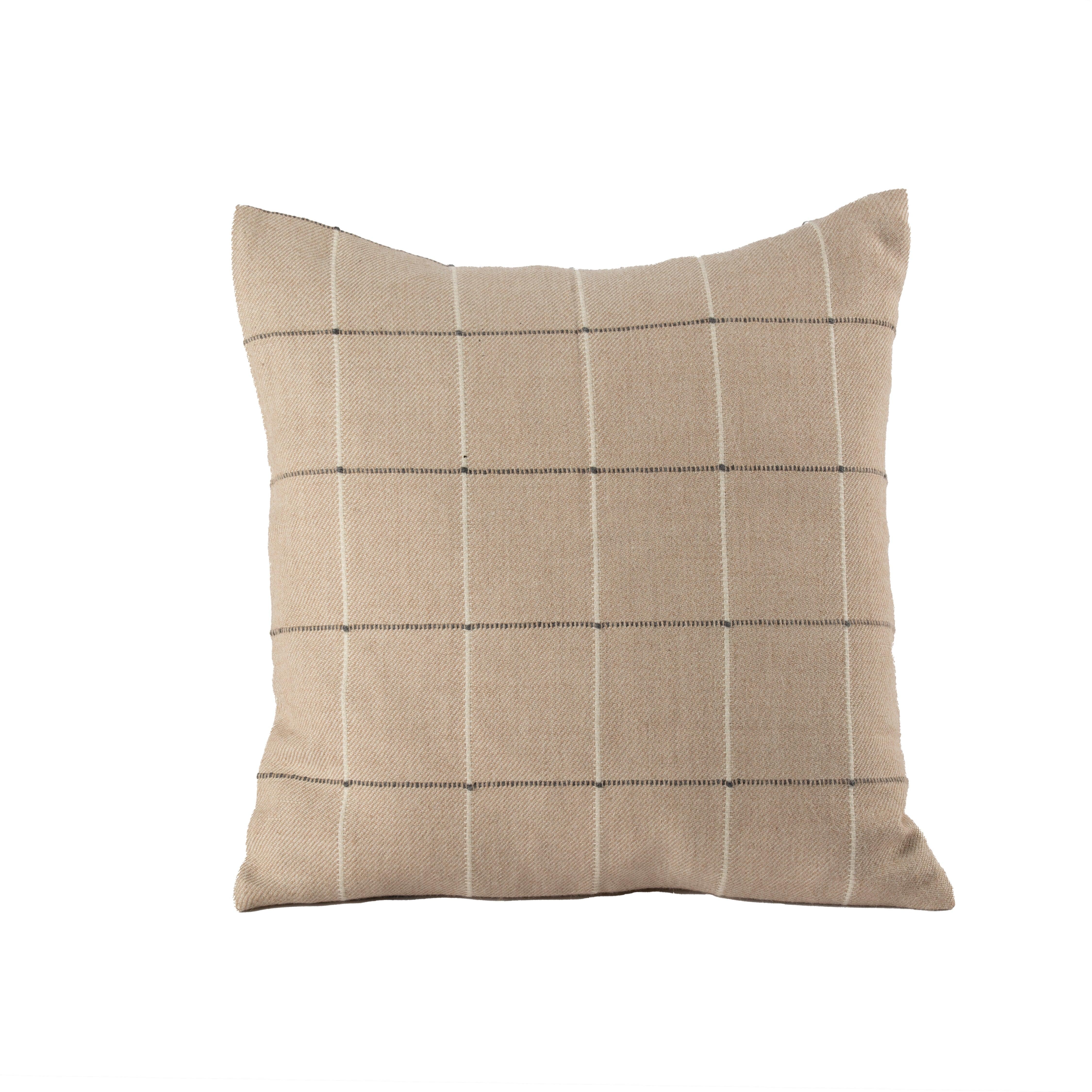 Harrison 100% Handwoven Baby Alpaca Square Pillow - Frankwebs