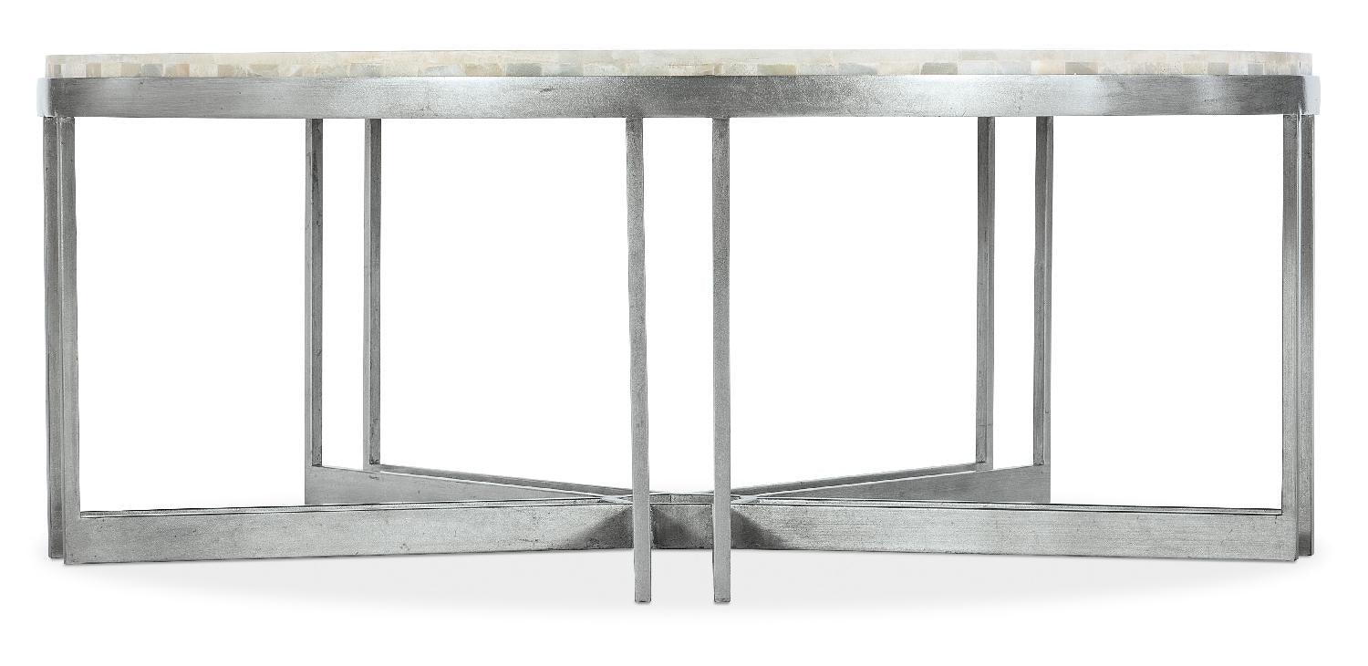 Melange Marin Round Cocktail Table - Frankwebs