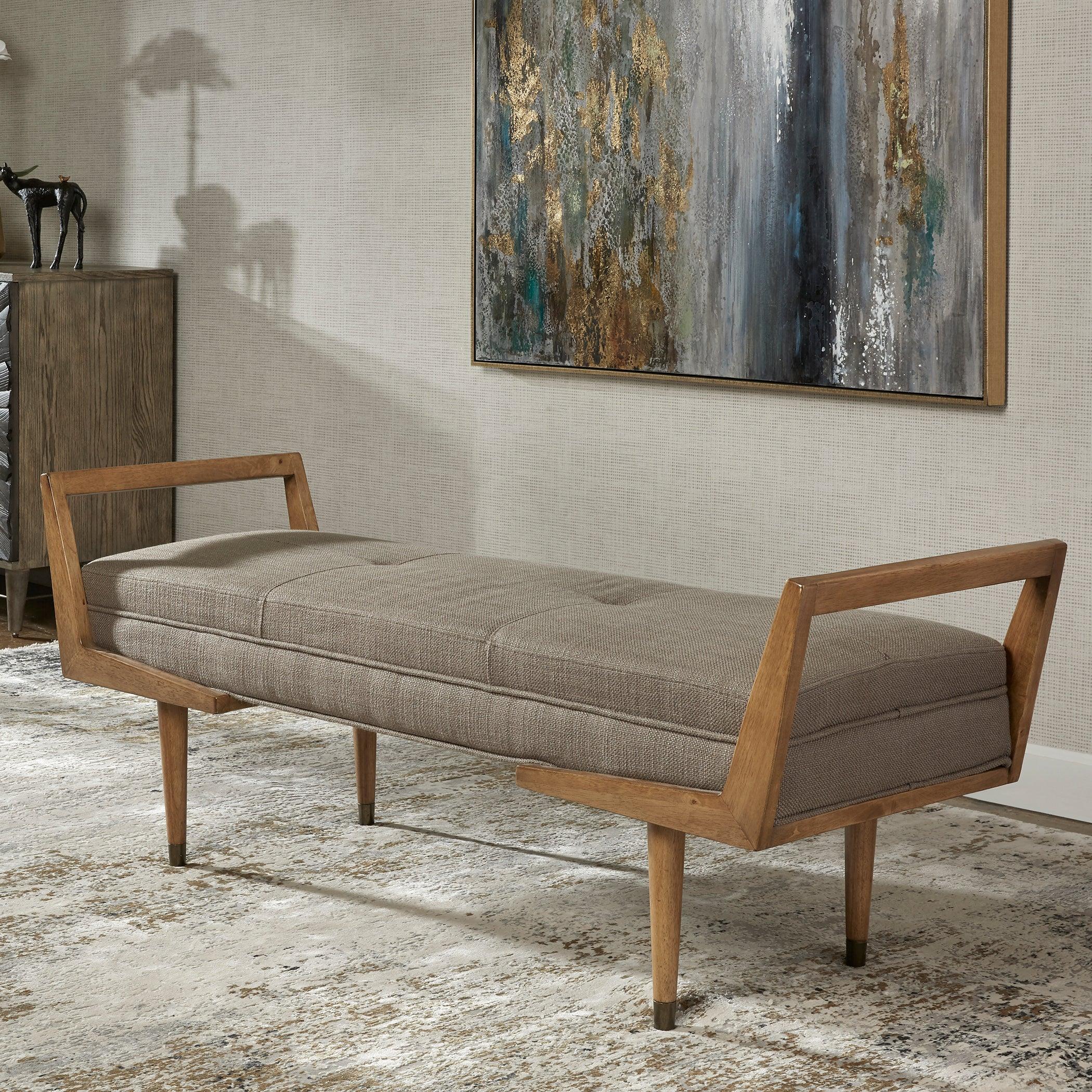 Waylon Mid-Century Modern Bench - Frankwebs