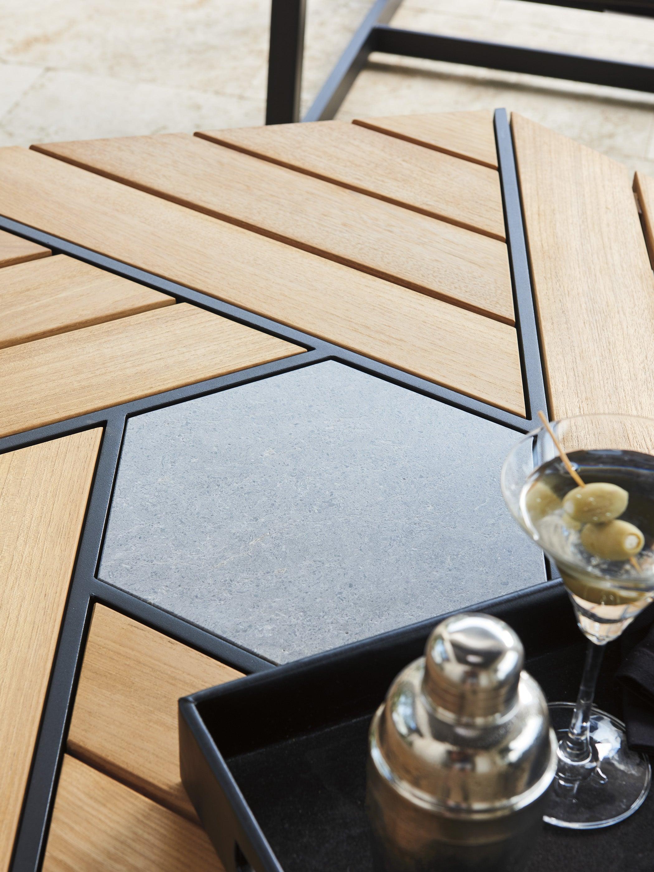 South Beach Hexagonal Cocktail Table - Frankwebs