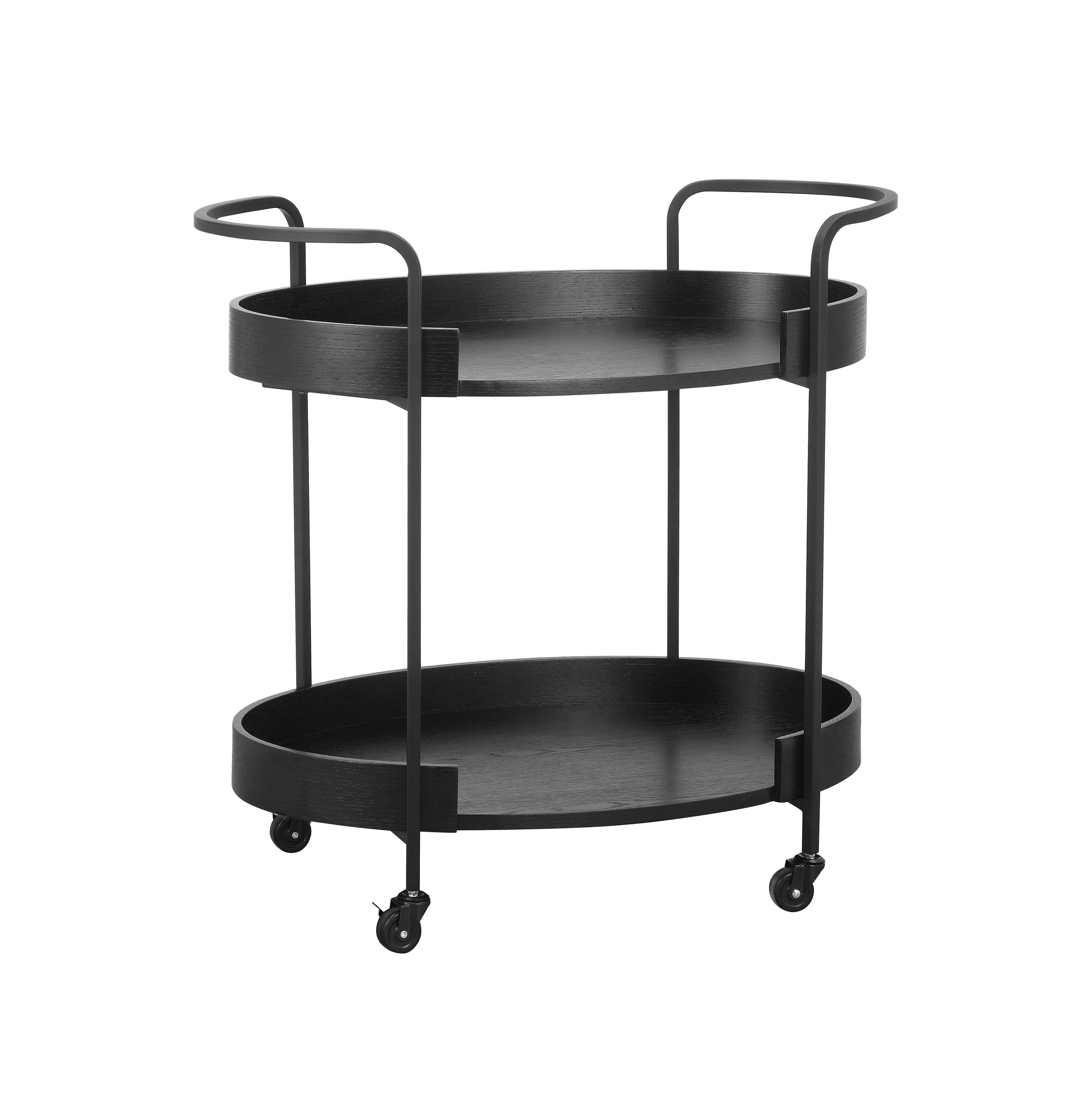 Cyril Black Bar Cart - Frankwebs