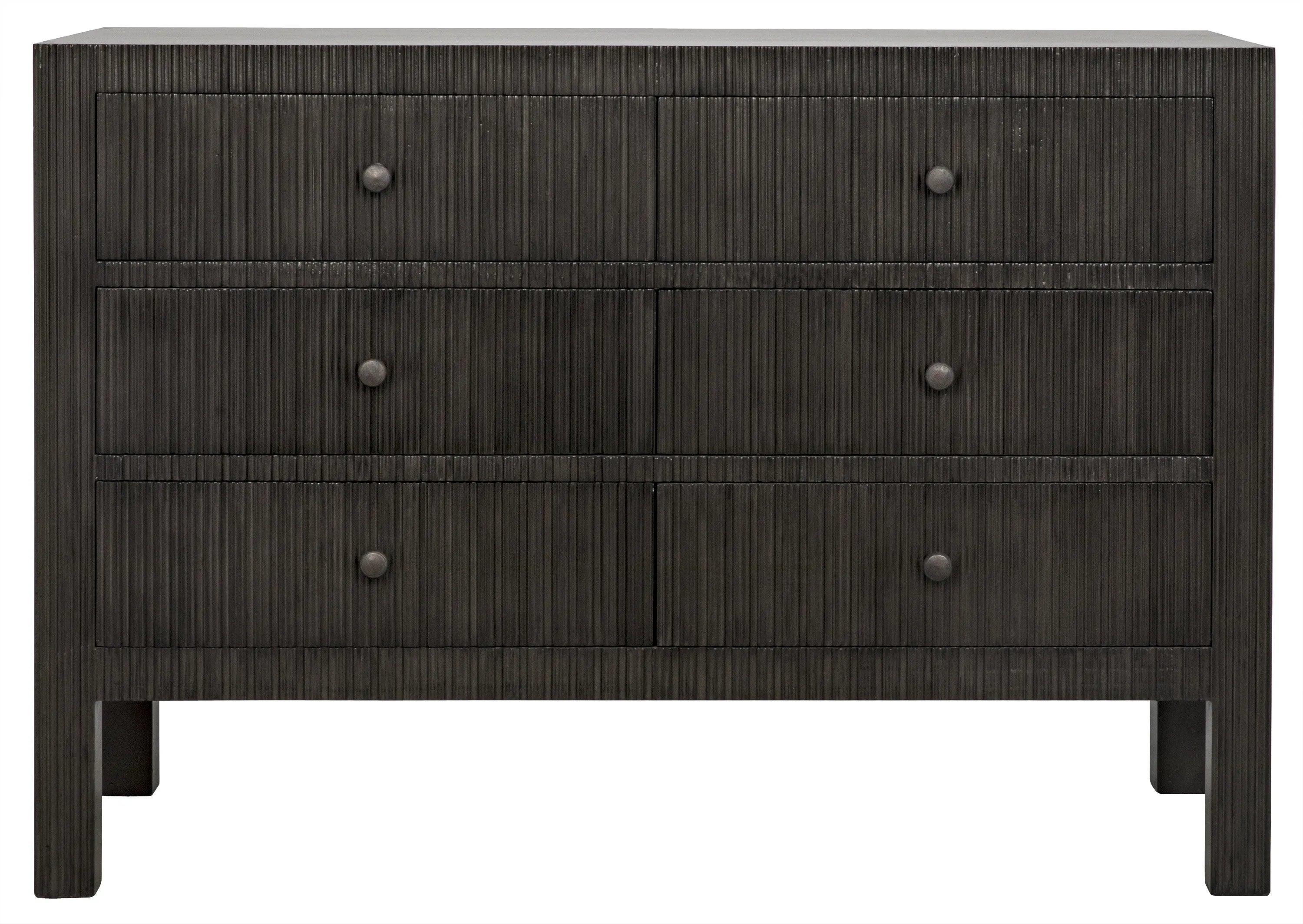 Conrad 6 Drawer Dresser, Pale - Frankwebs