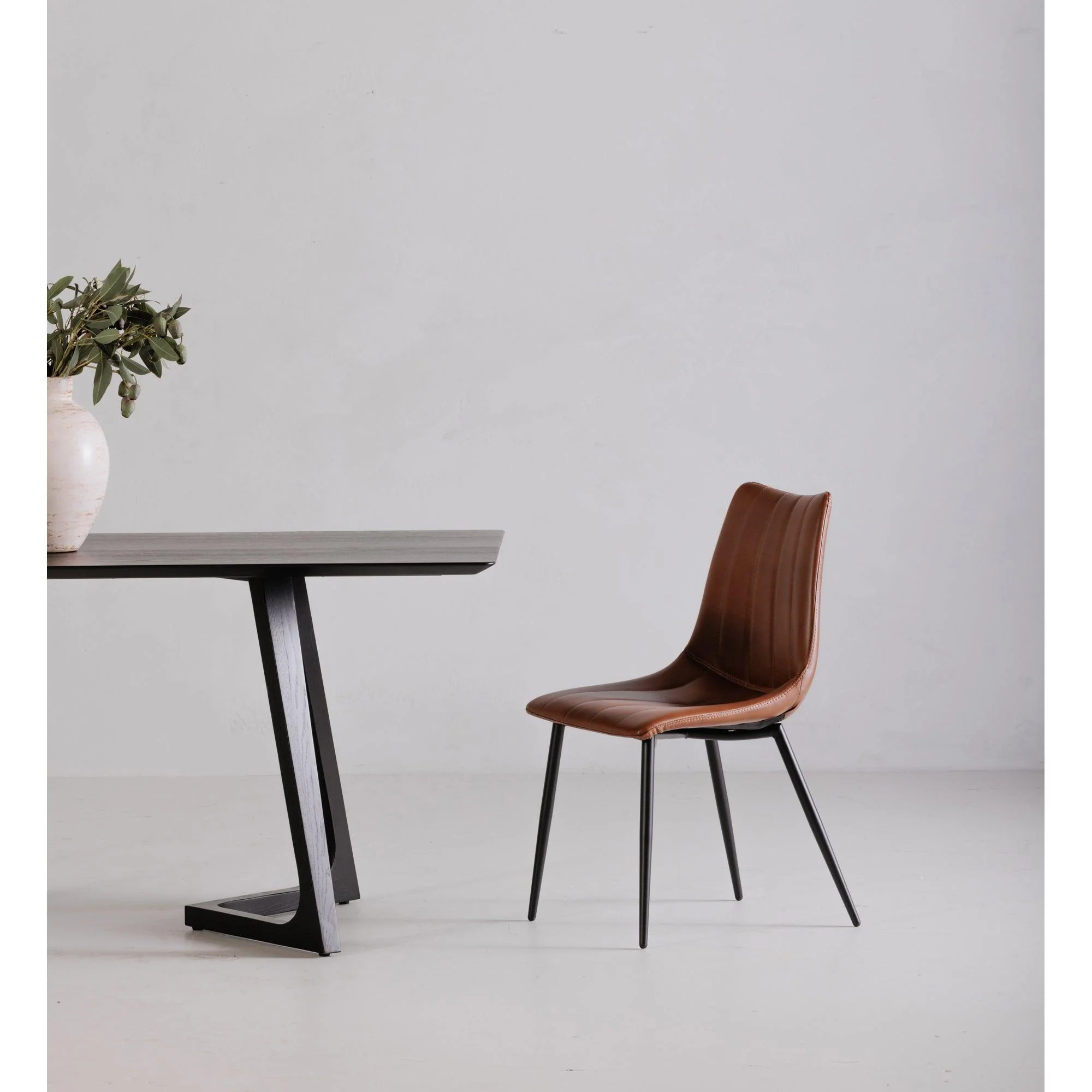 Alibi Dining Chair Brown - Set Of Two - Frankwebs