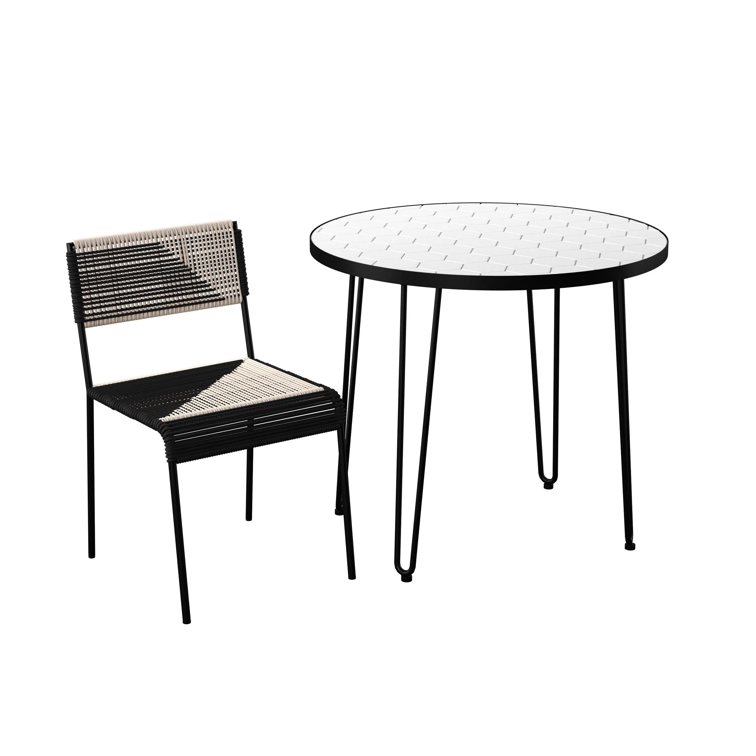 Watkindale Outdoor Dining Set – 3pc - Frankwebs
