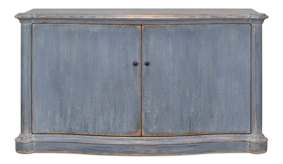 Columns Bowfront Sideboard - Blue - Frankwebs