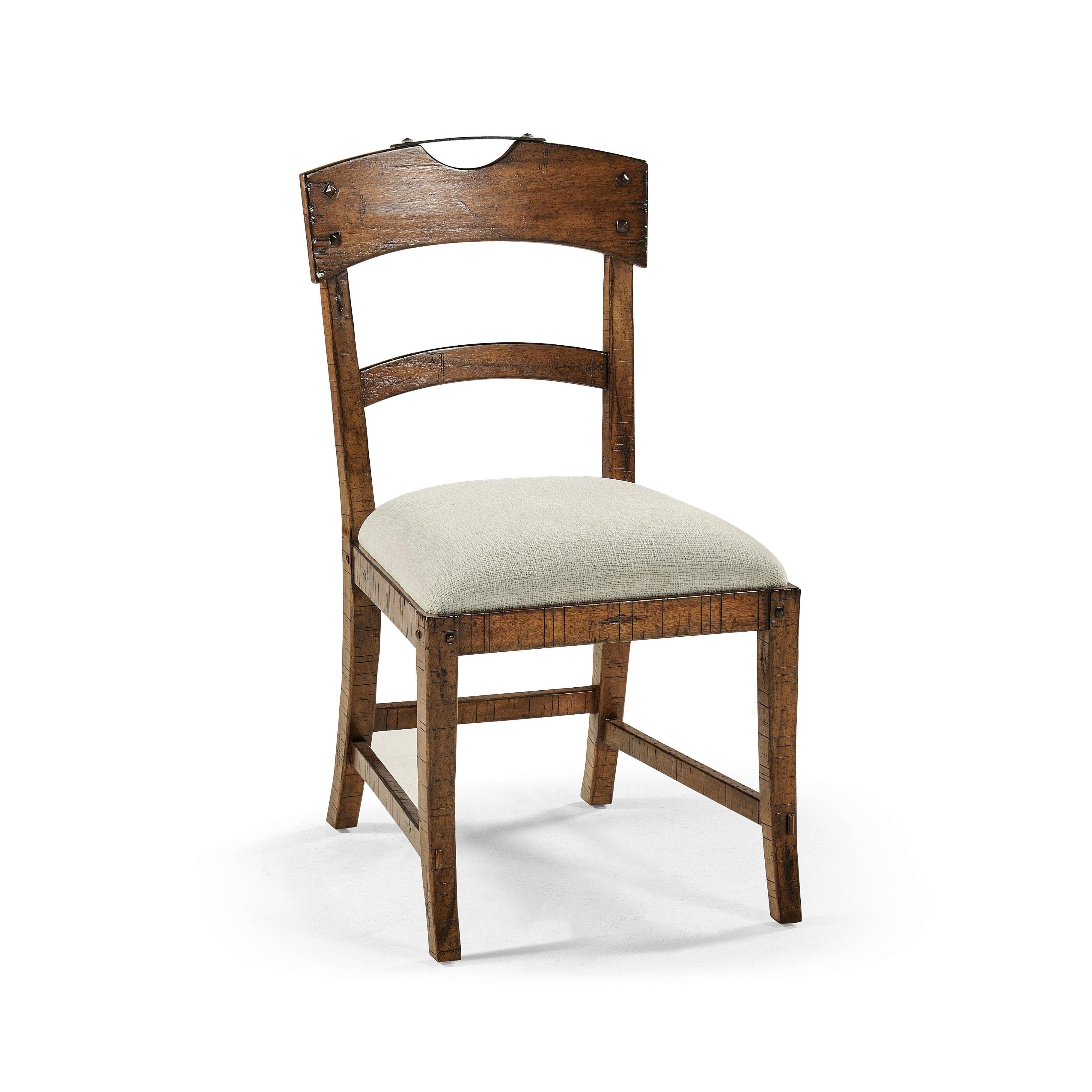Casual Accents Country Walnut Planked Side Chair - Frankwebs
