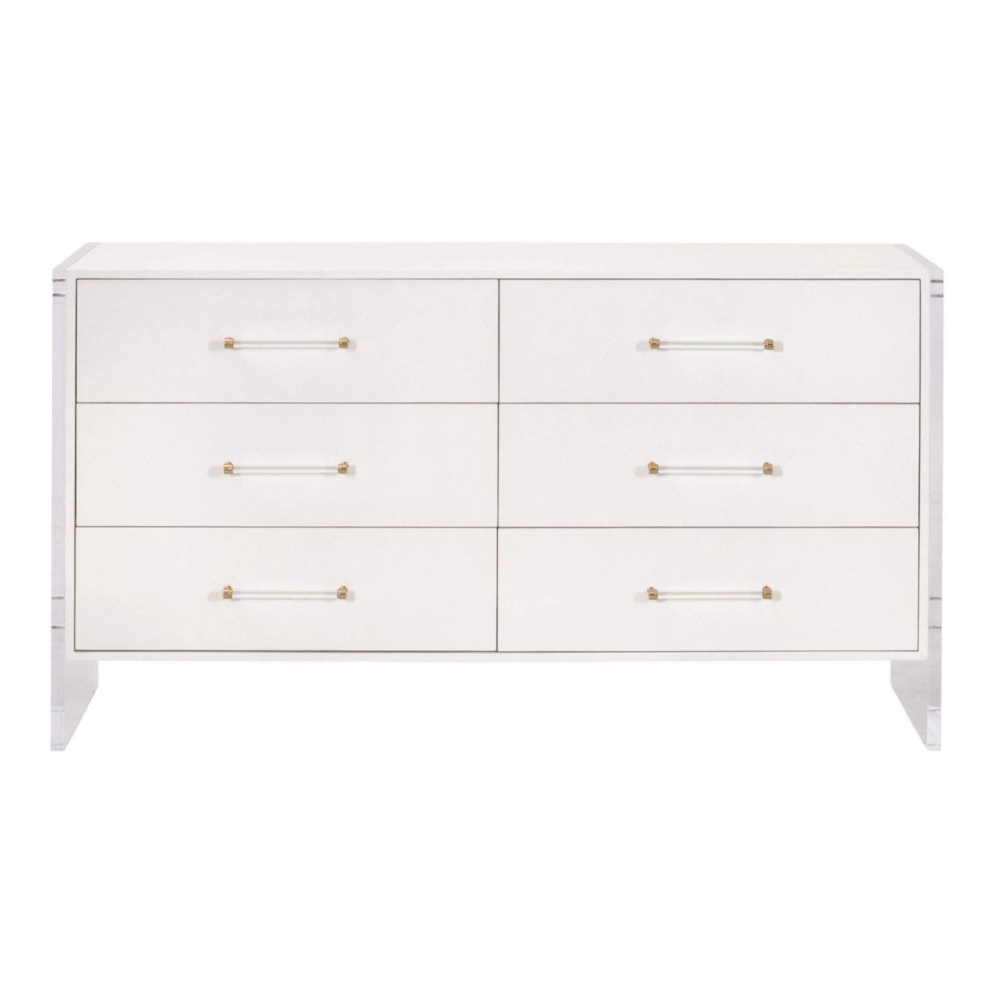 Sonia Shagreen 6-Drawer Double Dresser - Frankwebs