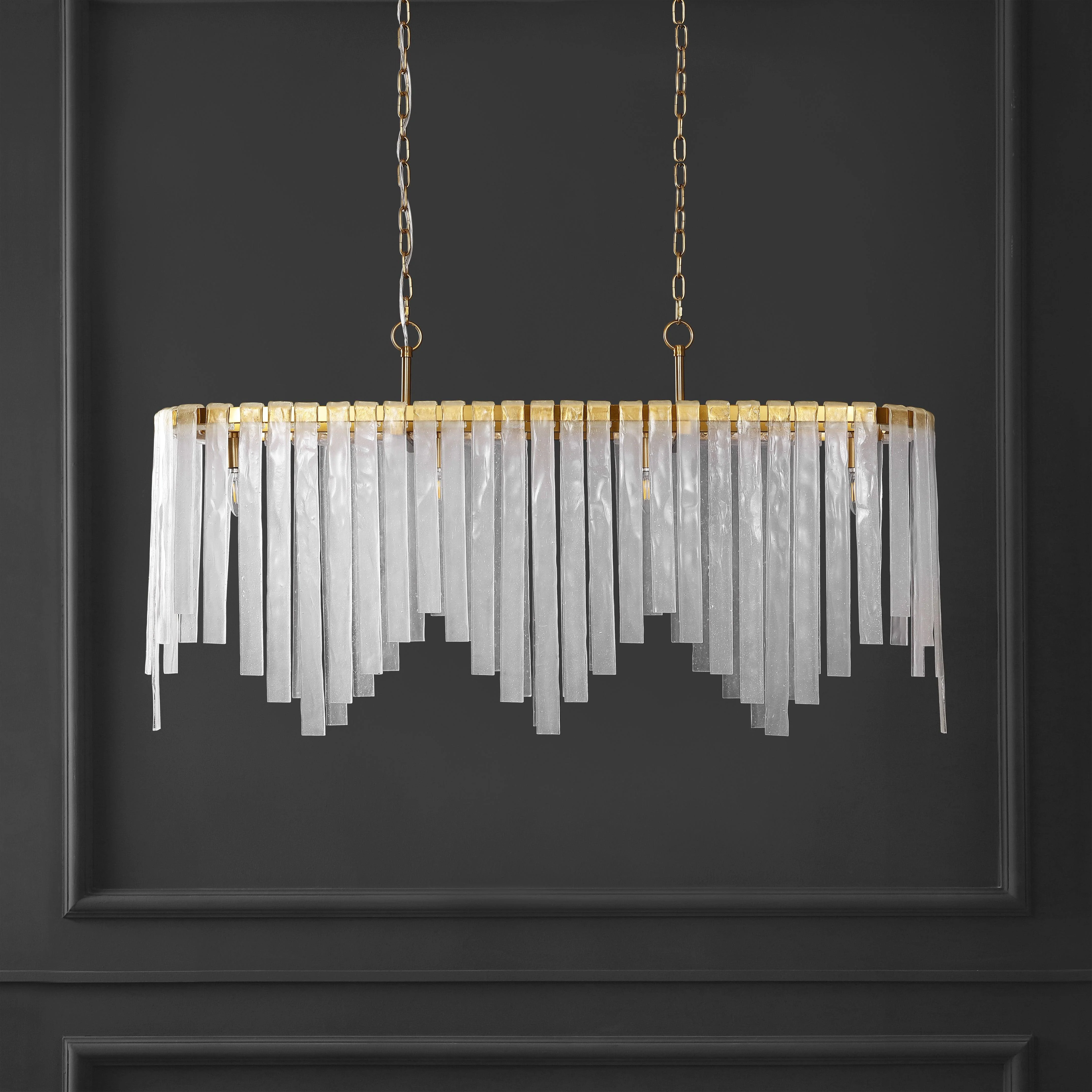 ROSALANA GLASS CHANDELIER - Frankwebs