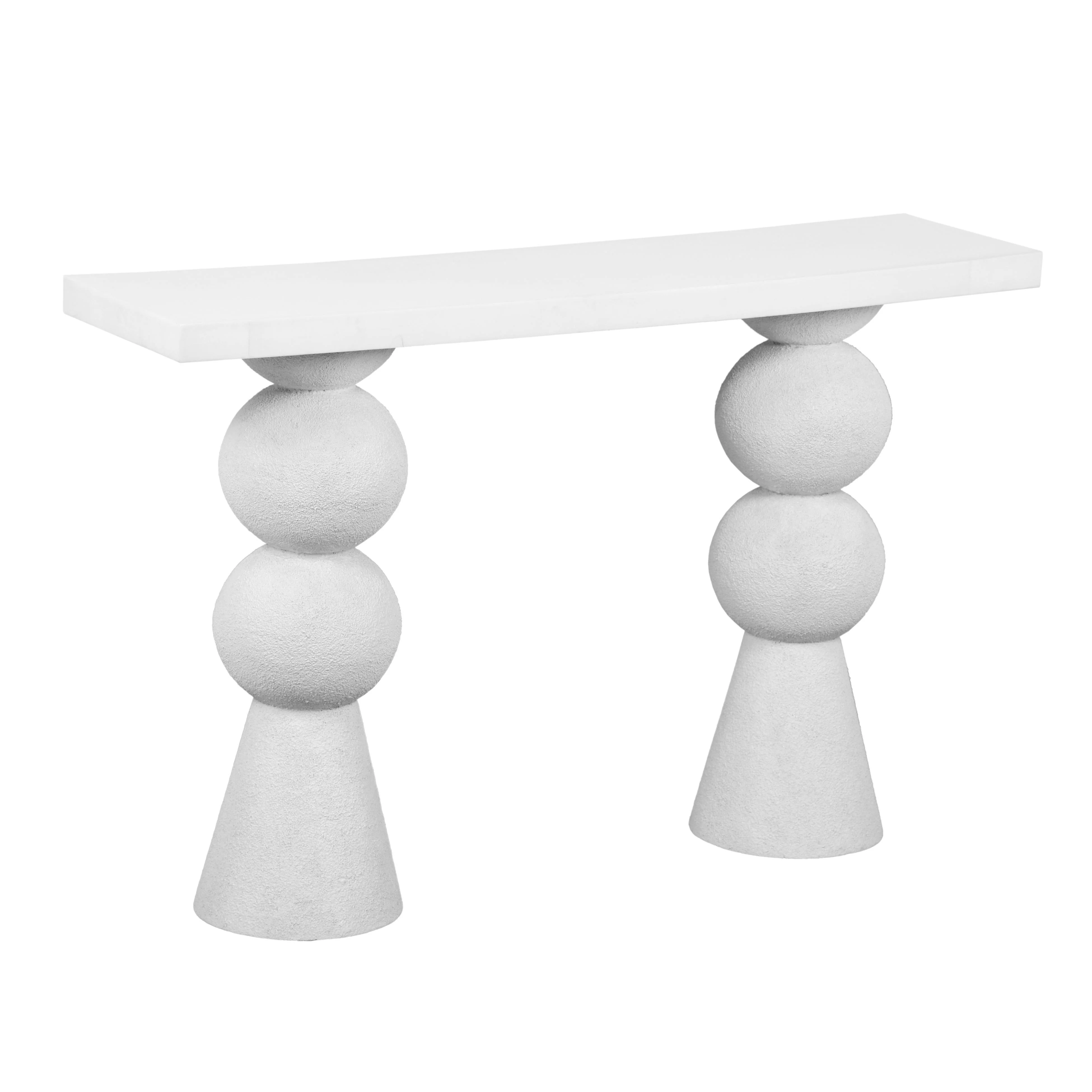 Lupita White Console Table - Frankwebs