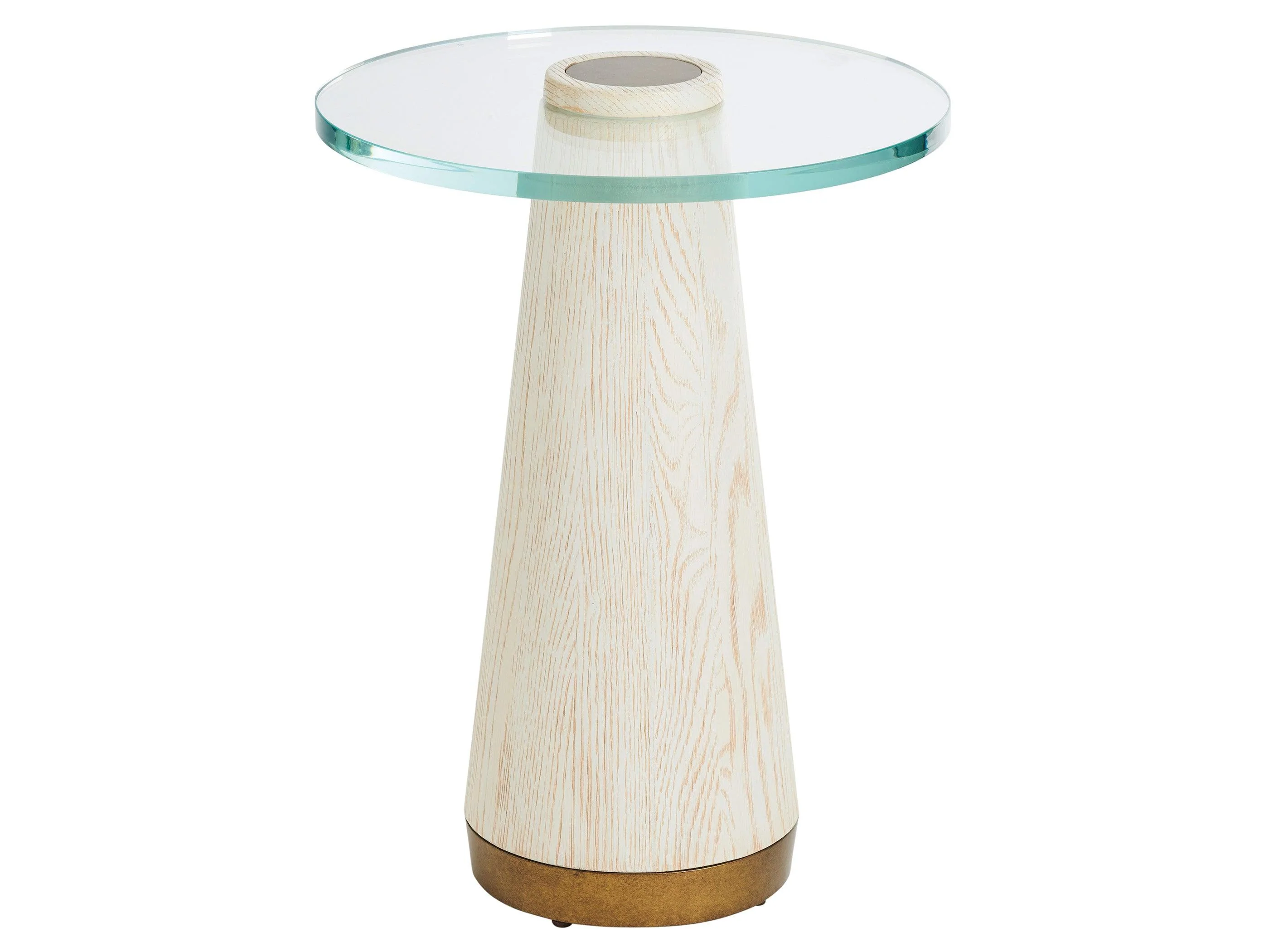 Carmel Castlewood Glass Top Accent Table - Frankwebs