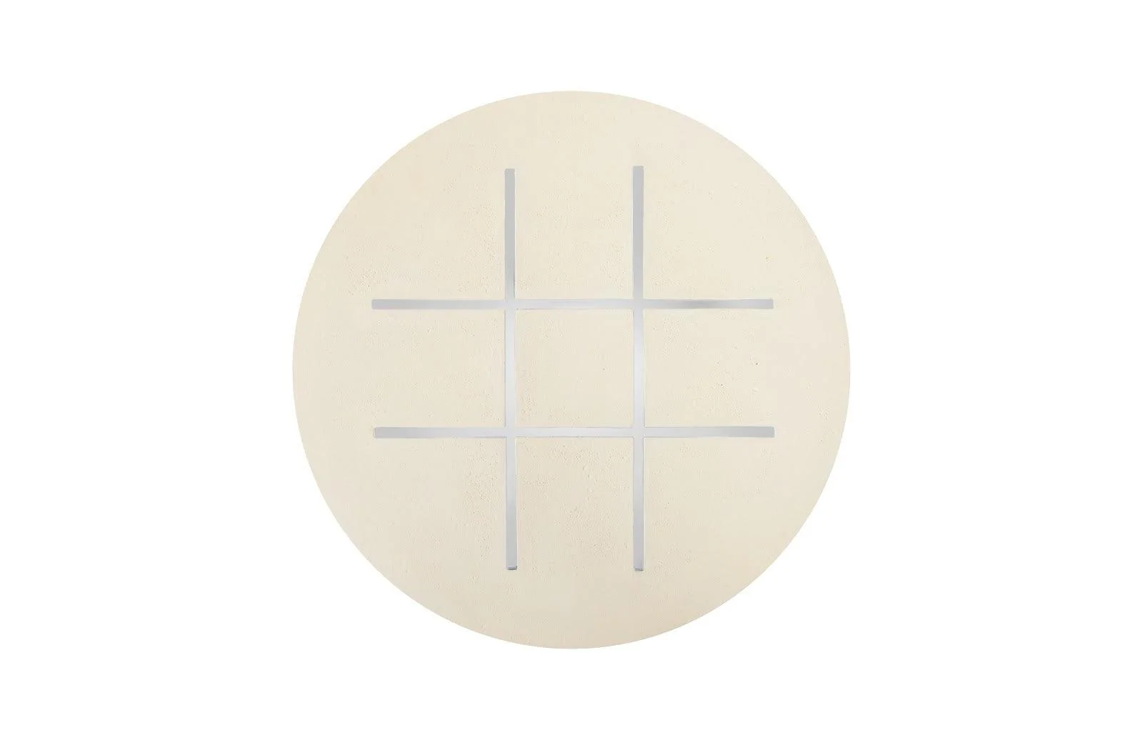 Tic-Tac-Toe Stone, Large, Off-White - Frankwebs