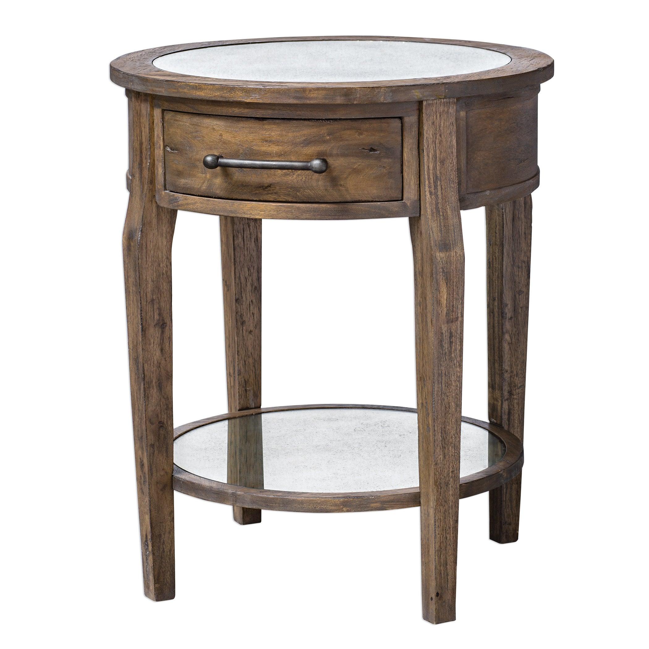 Raelynn Wood Lamp Table - Frankwebs