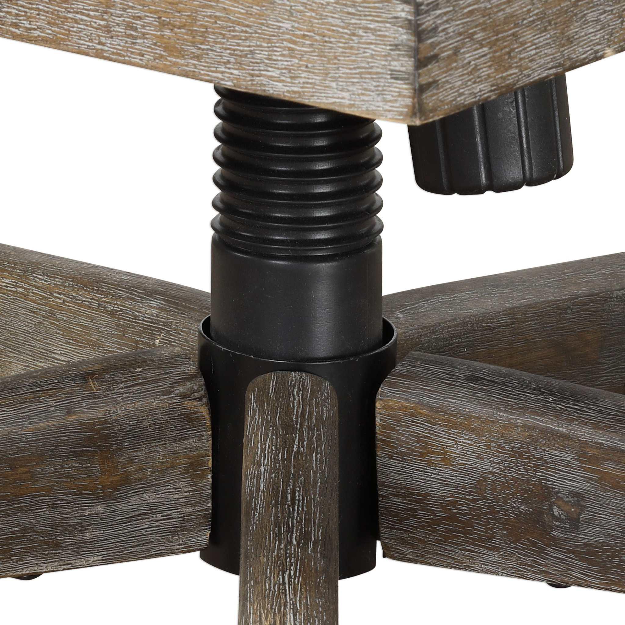 AIDRIAN CHARCOAL DESK CHAIR - Frankwebs