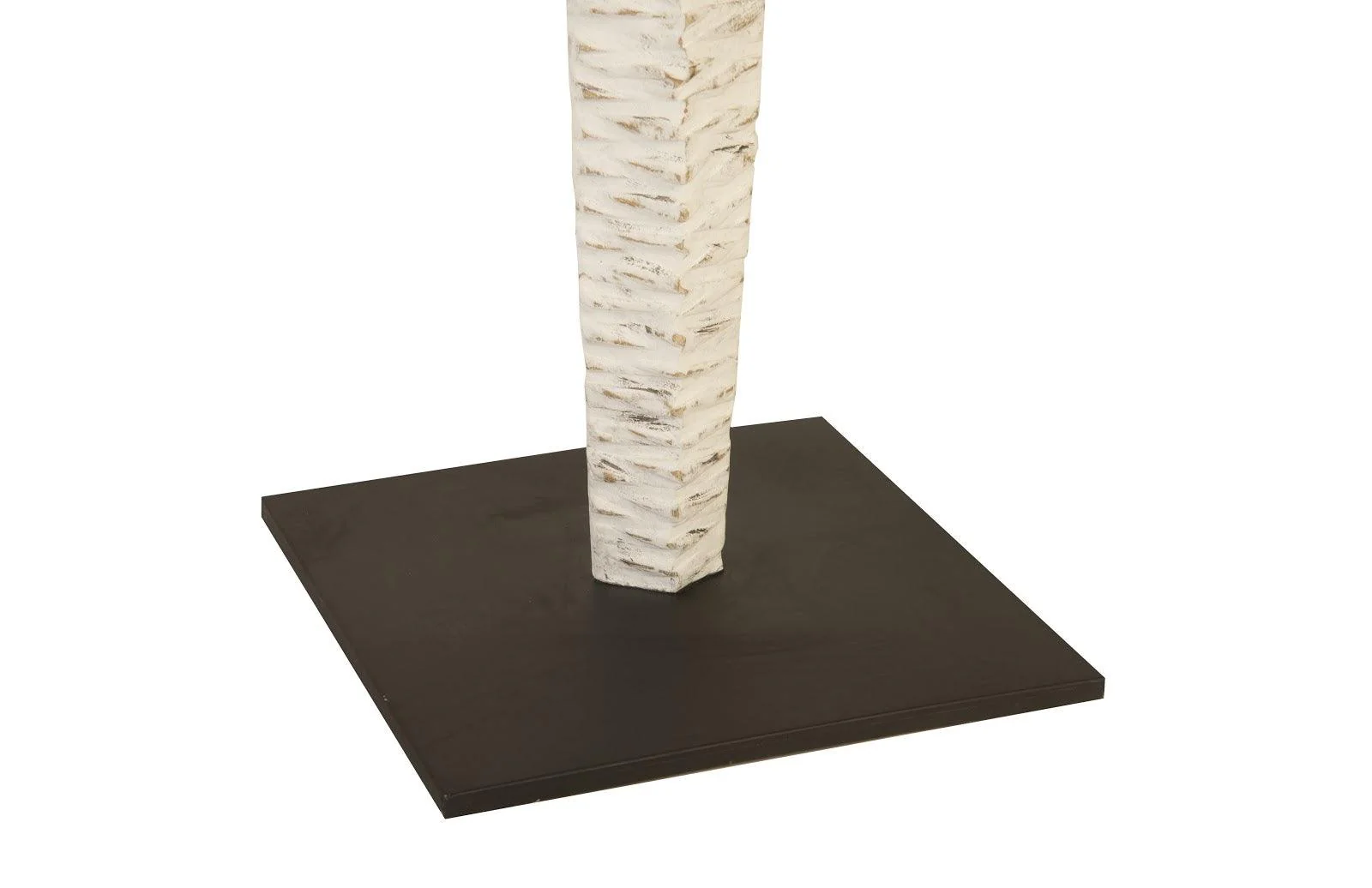 Vested Female Sculpture, Small, Chamcha, Natural, White, Gold - Frankwebs