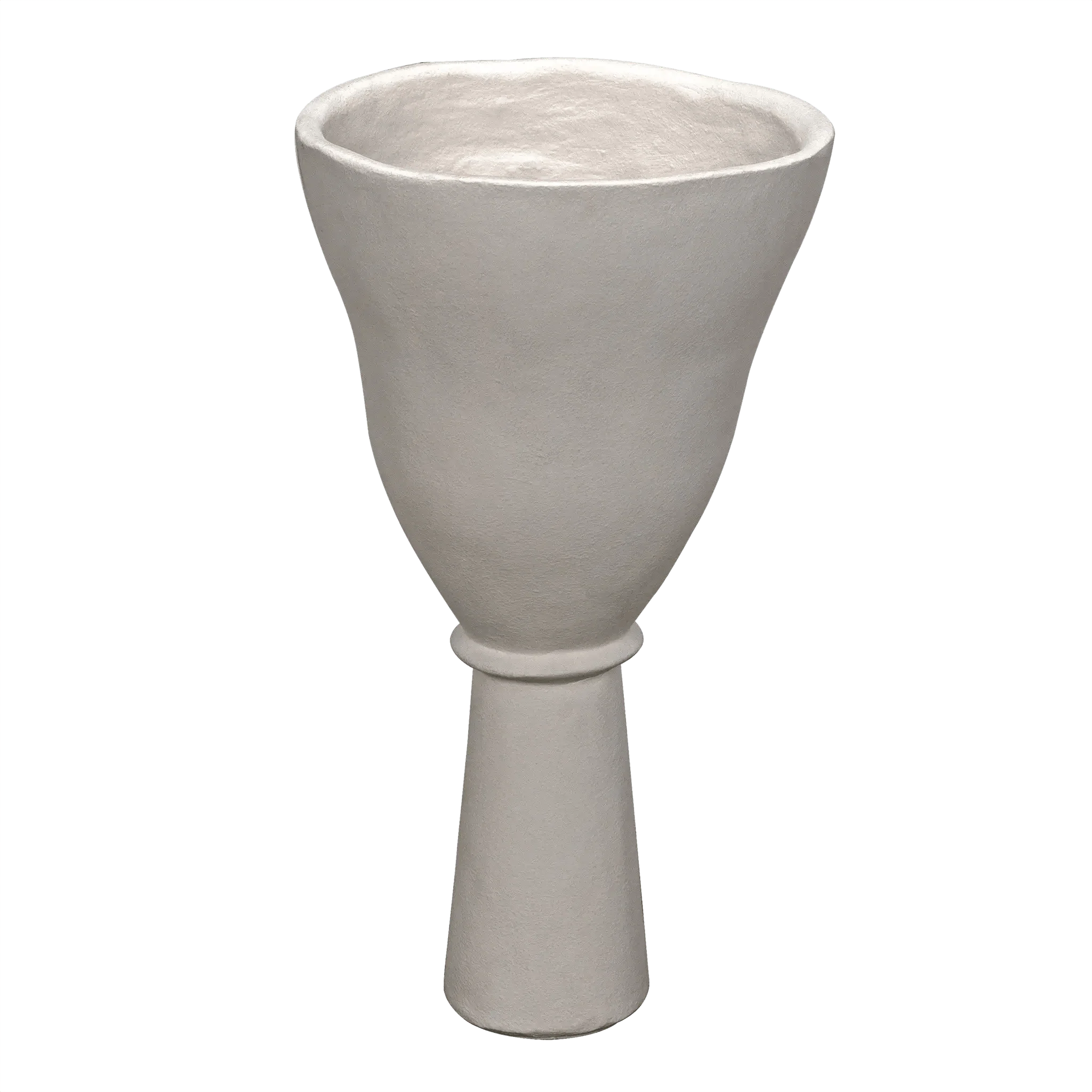 Vase, White Fiber Cement - Frankwebs