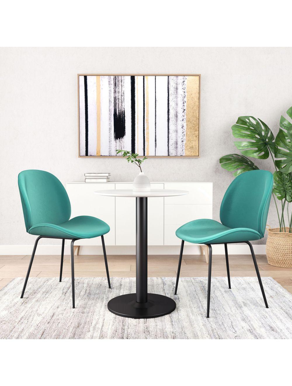Alto Bistro Table White & Black - Frankwebs