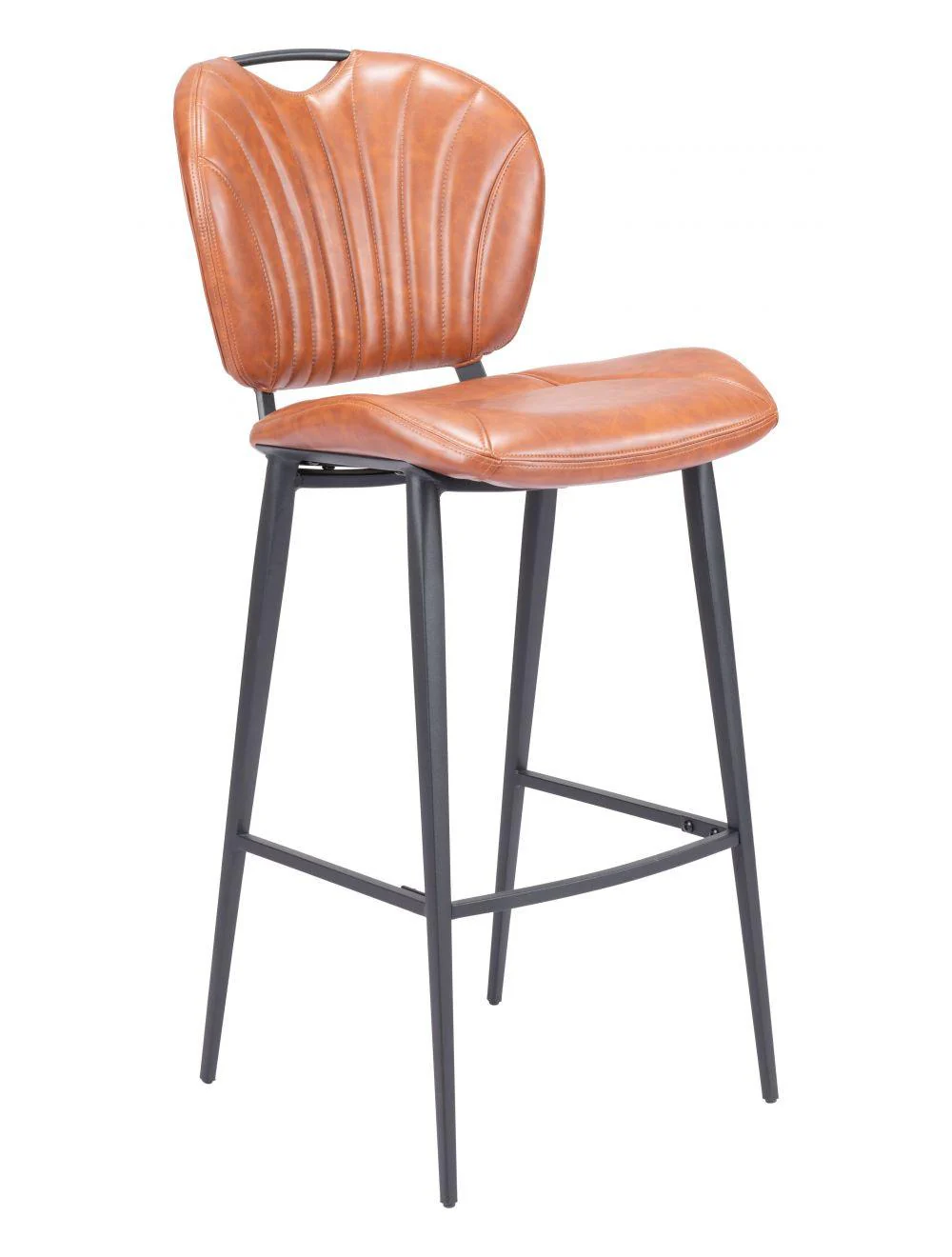 Terrence Bar Chair Vintage Brown - Frankwebs