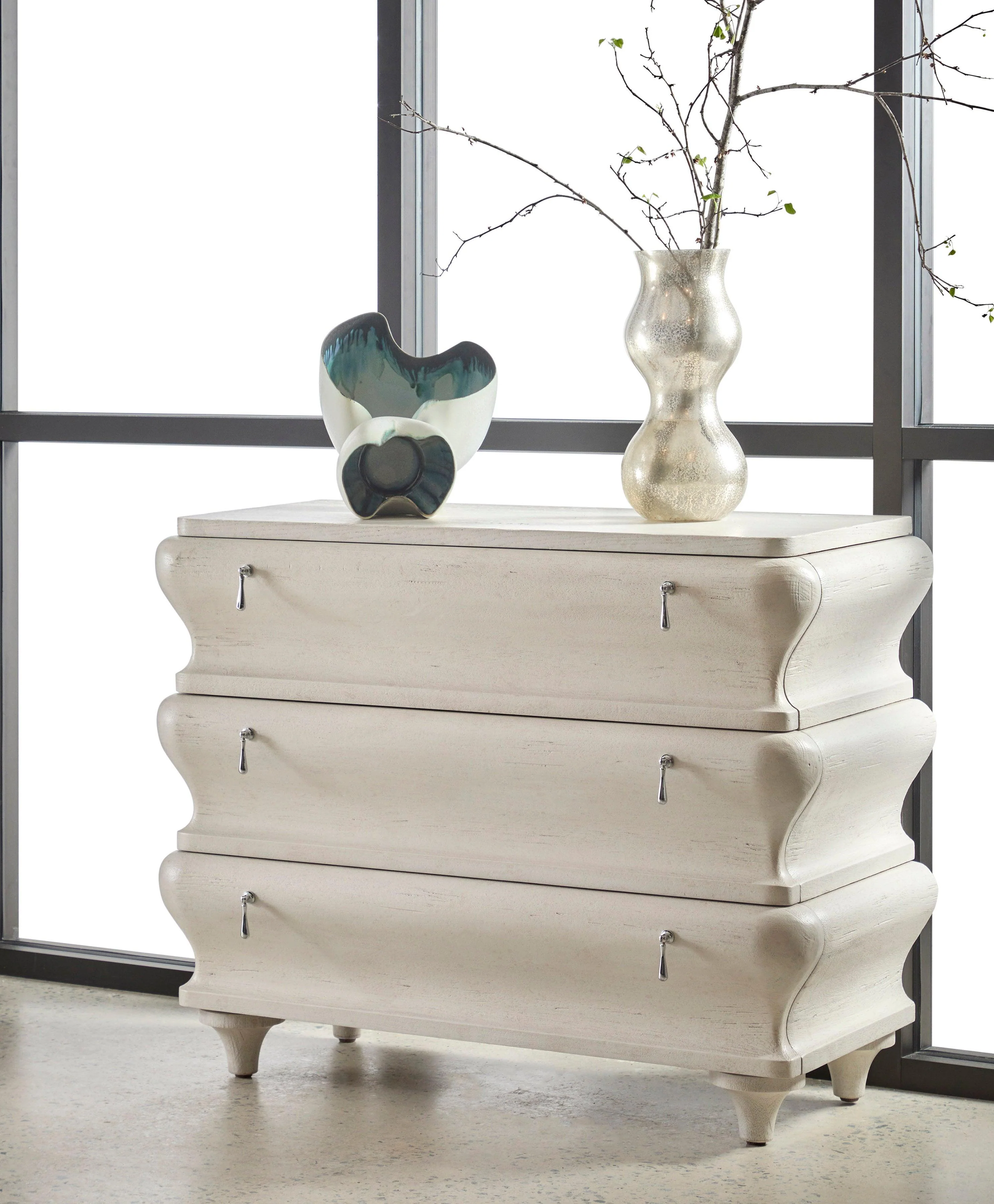 Three Drawer Bombay Accent Chest - Frankwebs