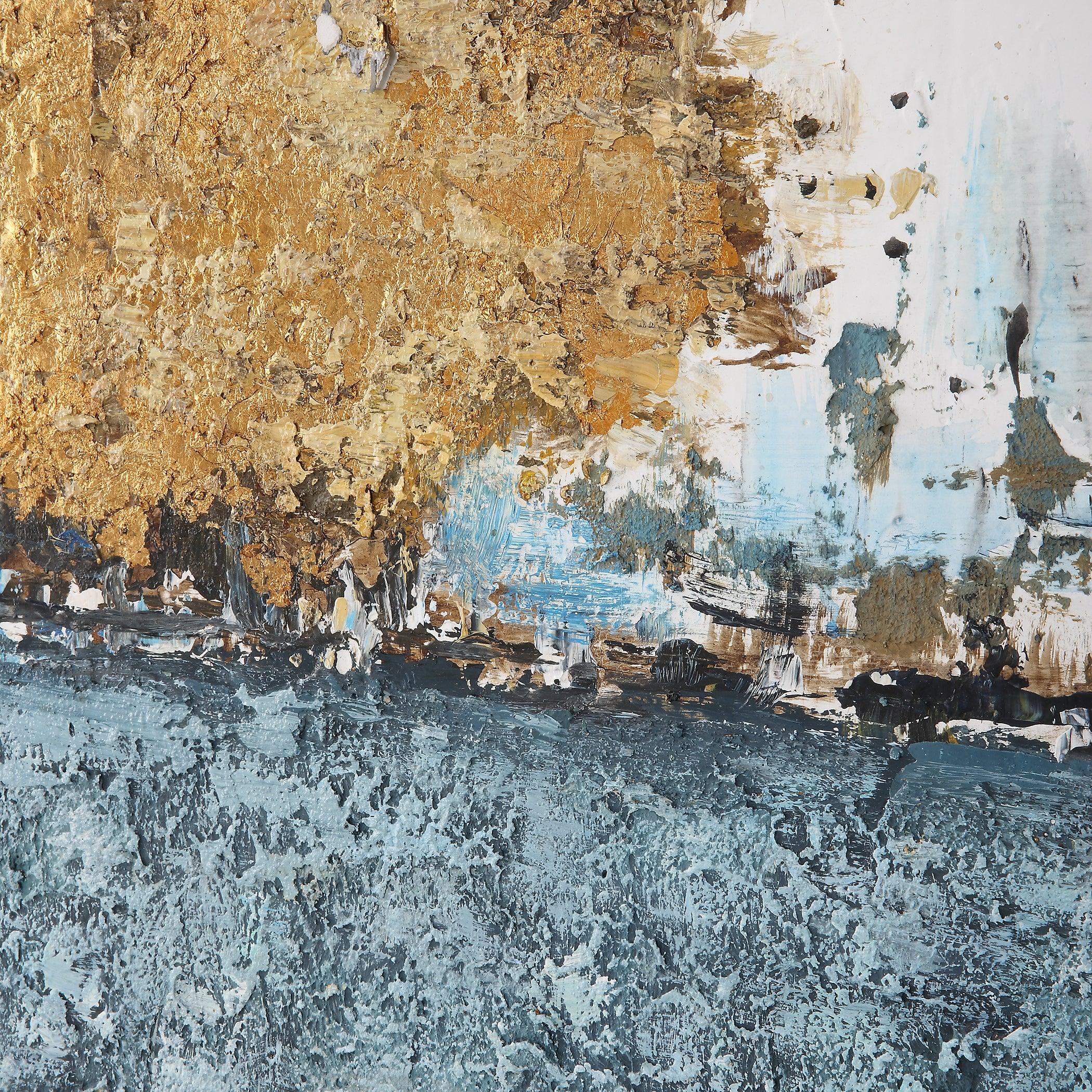 Stacked Against Hand Painted Canvas - Frankwebs