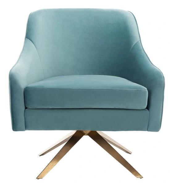 LEYLA SWIVEL VELVET CHAIR - Frankwebs