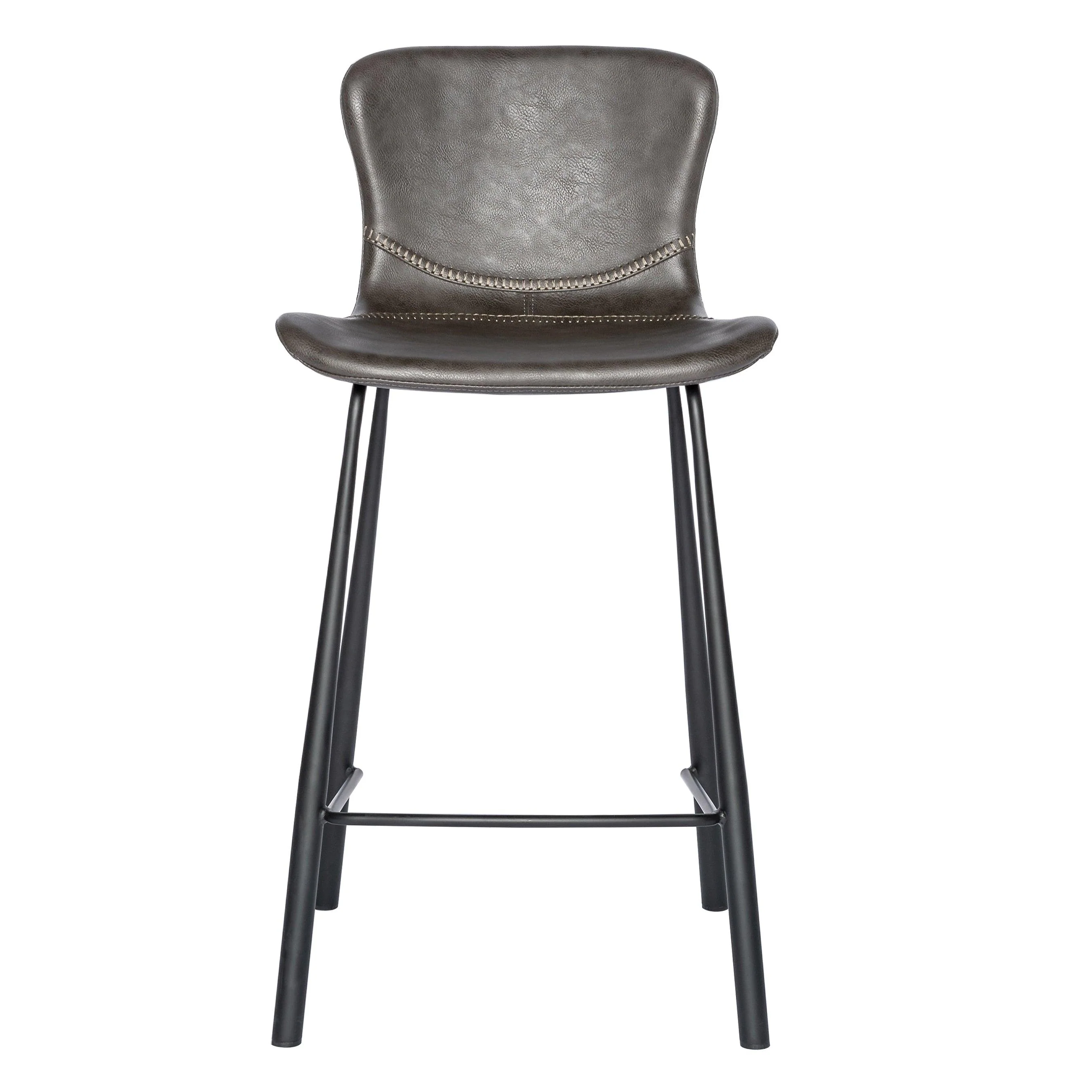 Melody Counter Stool in Dark Gray - Set of 2 - Frankwebs