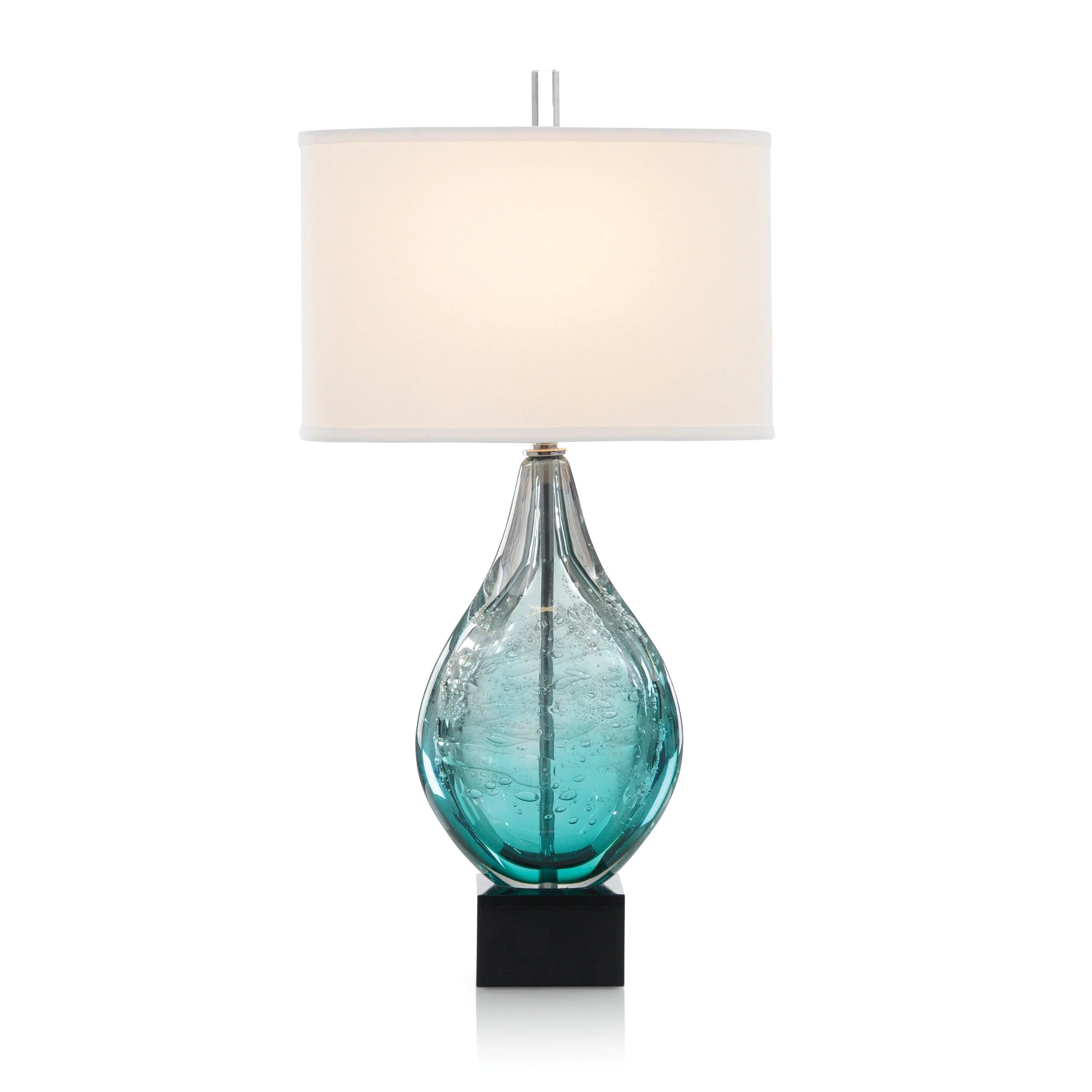 Light Azure Art Glass Table Lamp - Frankwebs