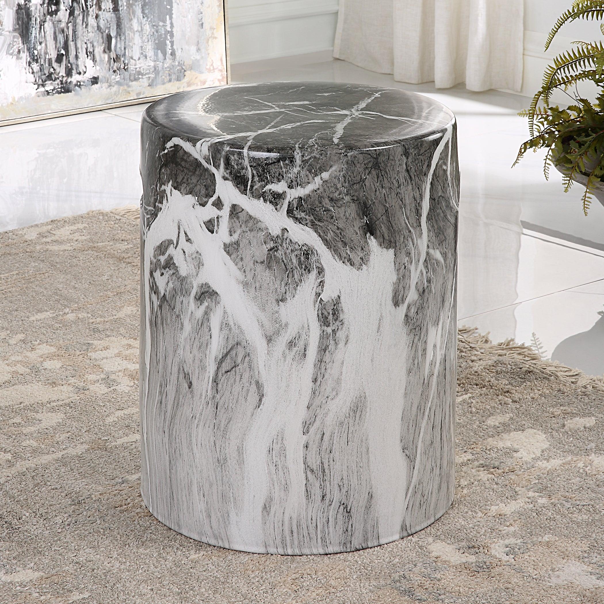 Marvel Marbled Garden Stool - Frankwebs