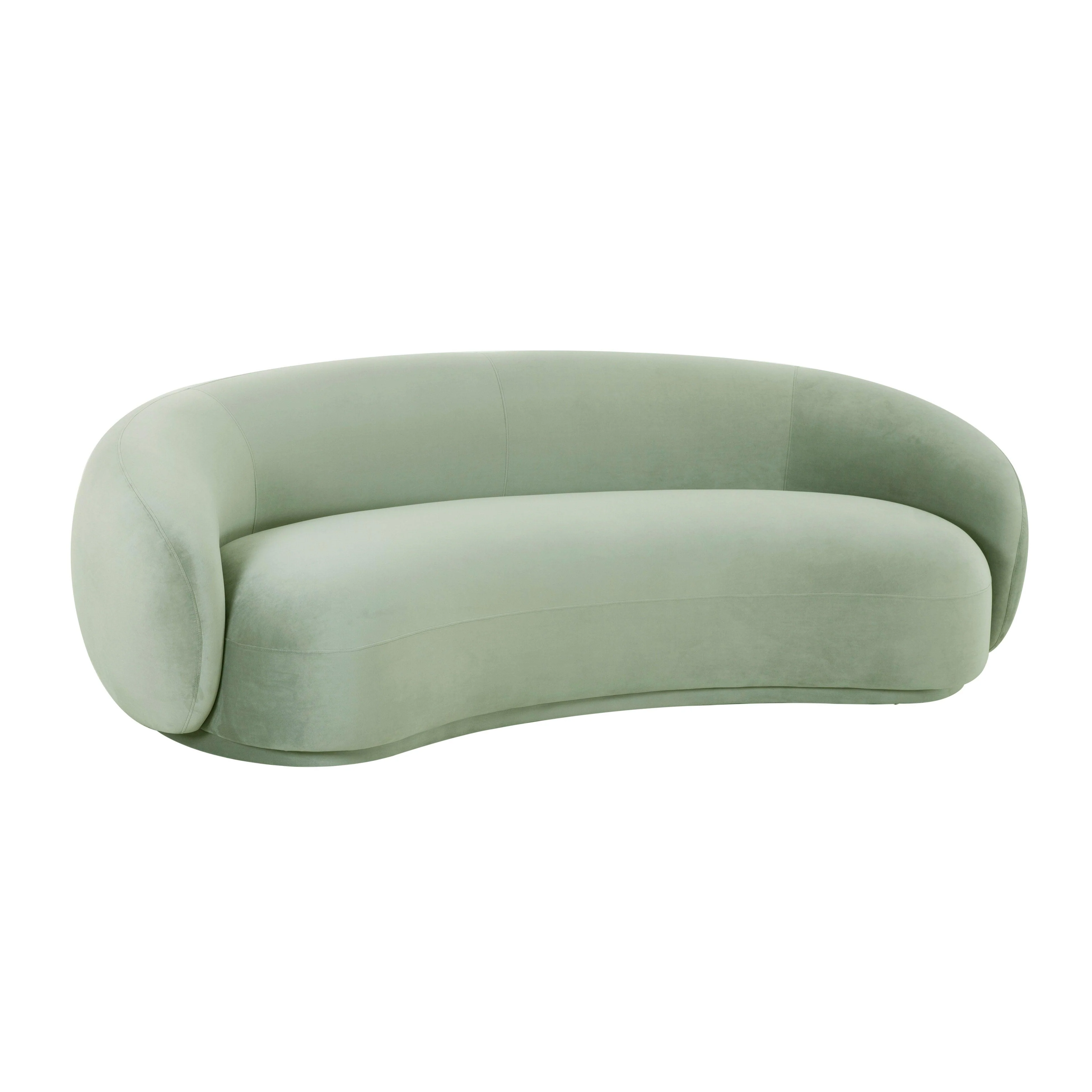 Kendall Moss Green Velvet Sofa - Frankwebs