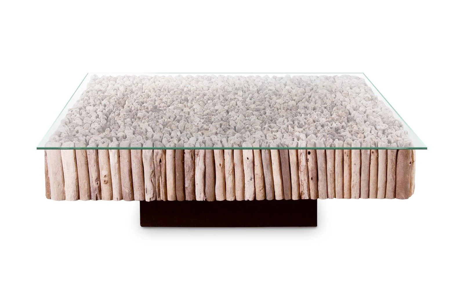 Manhattan Coffee Table, Square, with Glass - Frankwebs