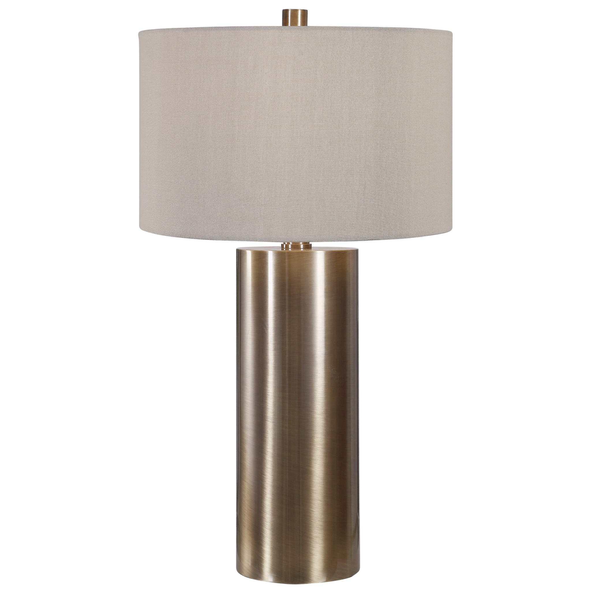 TARIA BRUSHED BRASS TABLE LAMP - Frankwebs