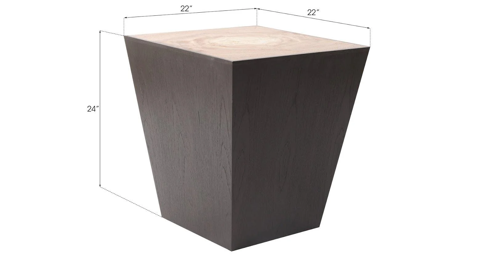 Trapezoid Side Table - Frankwebs