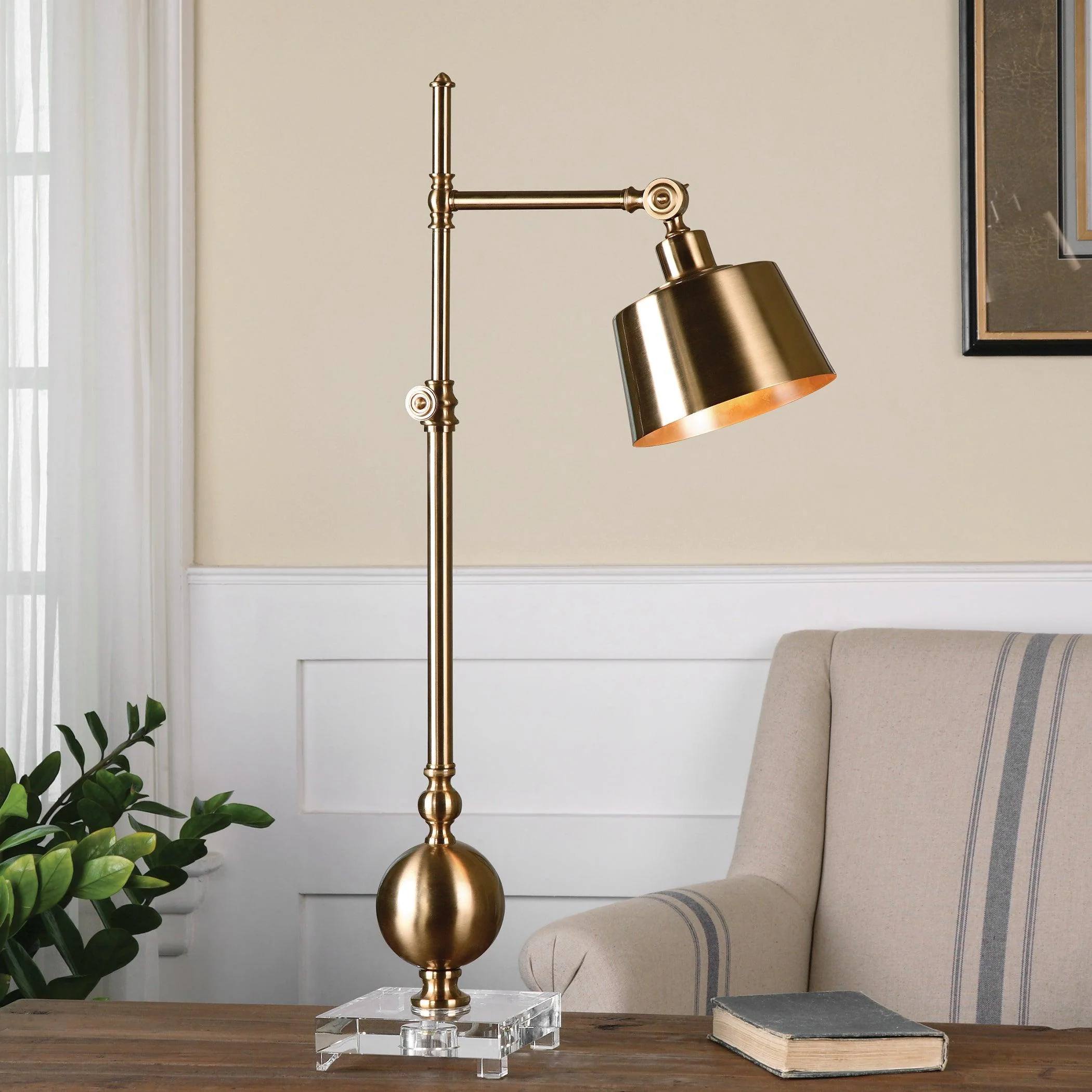Laton Brushed Brass Task Lamp - Frankwebs