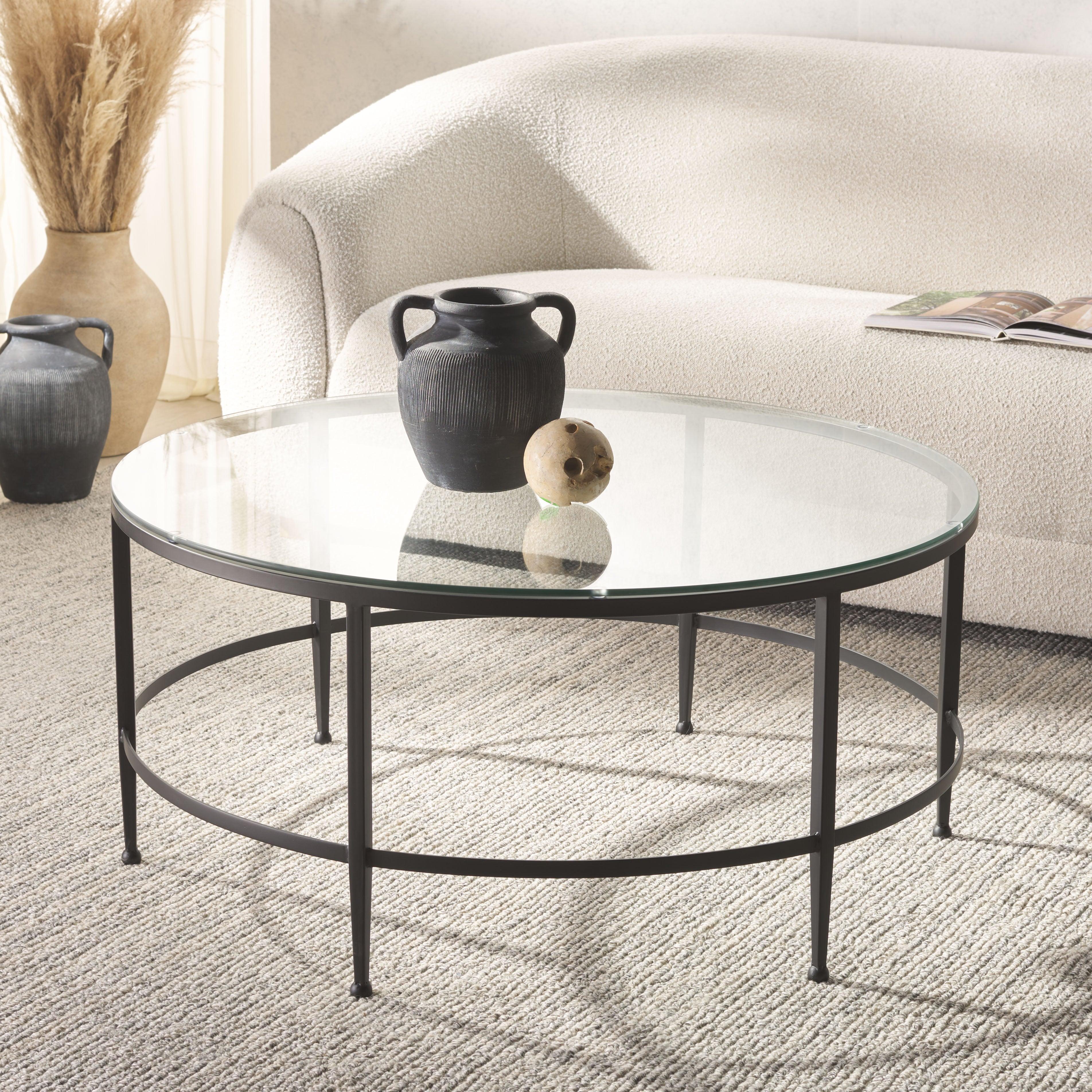 EDMUND GLASS COCKTAIL TABLE - Frankwebs