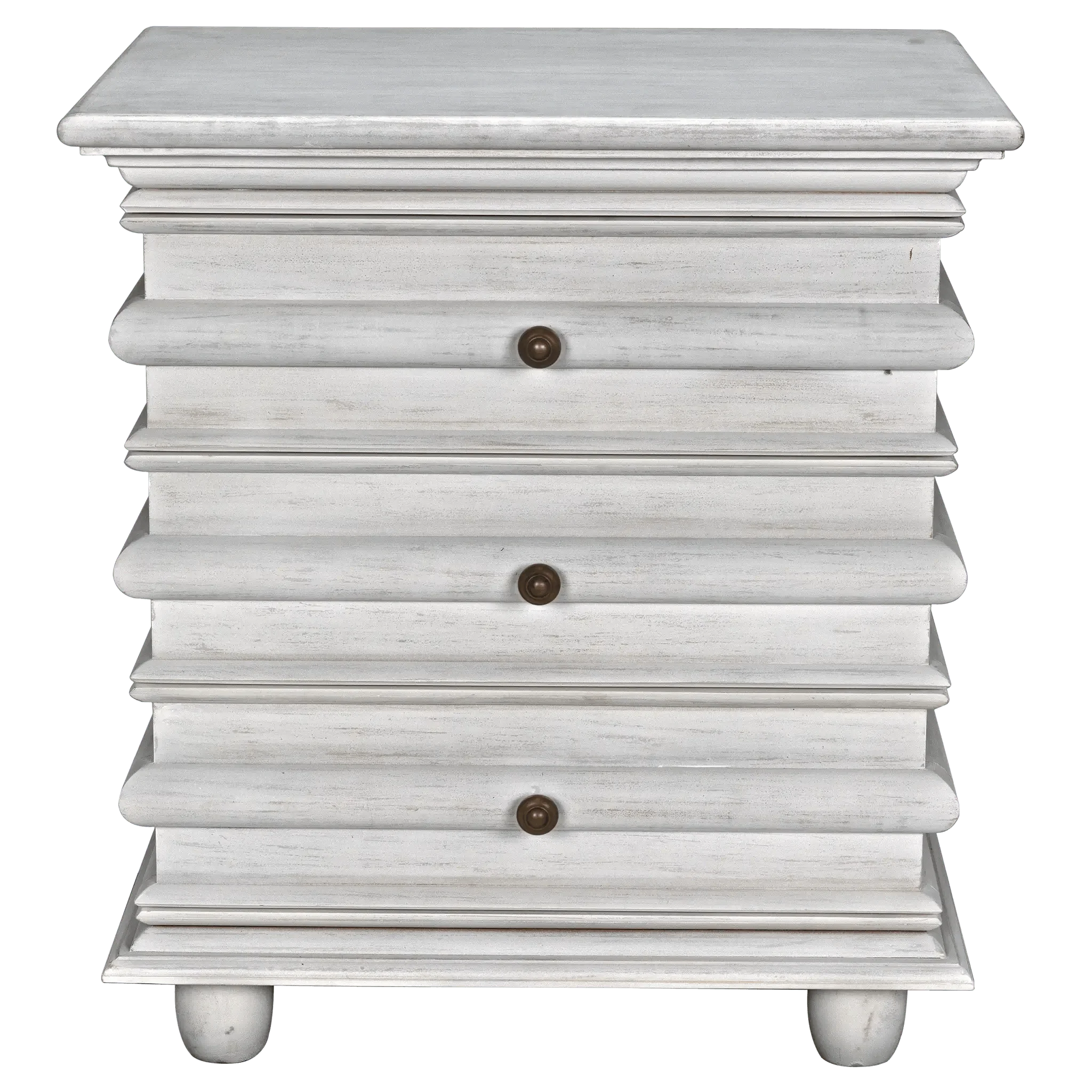 Ascona Side Table, White Wash - Frankwebs