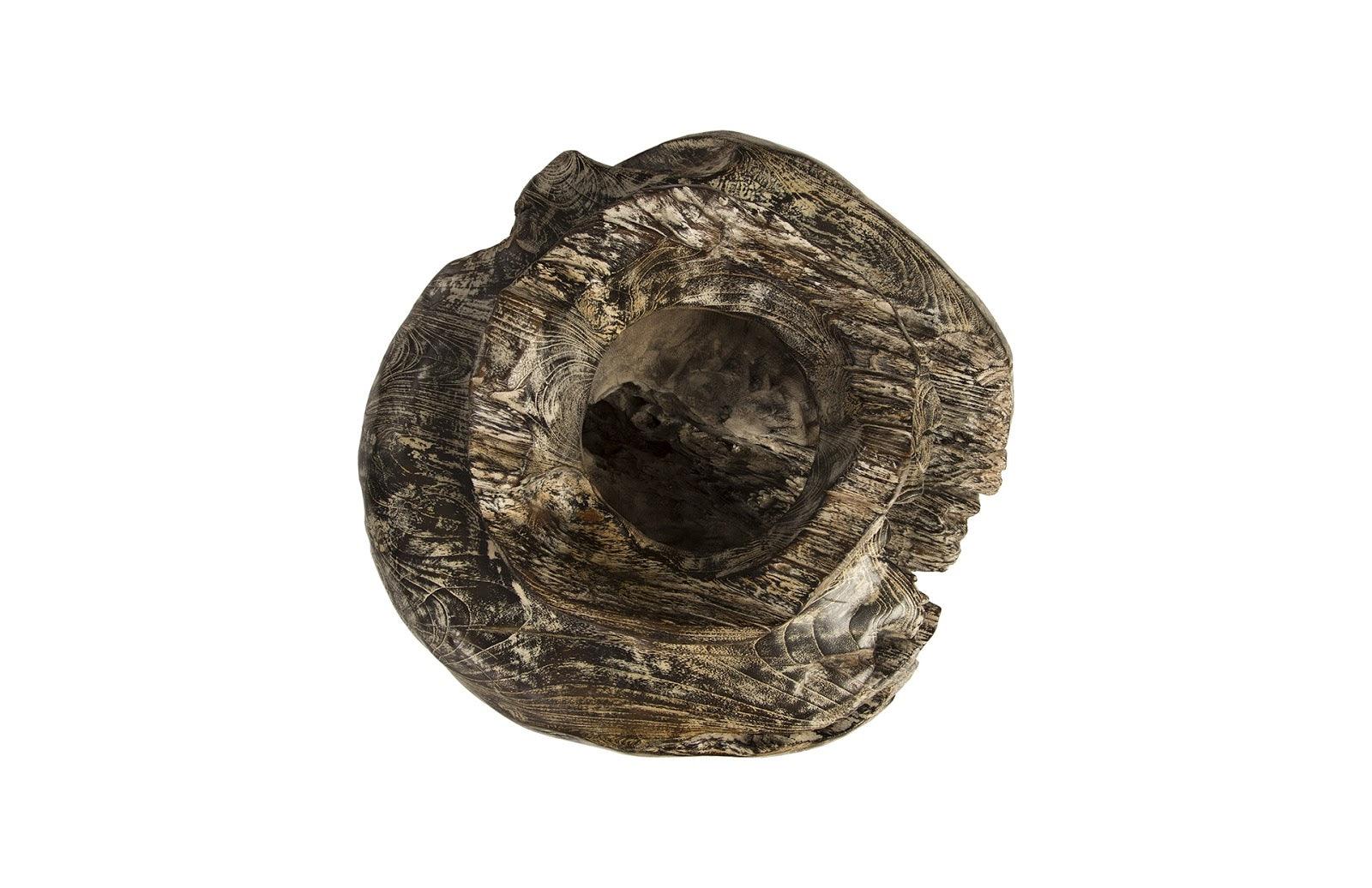 Teak Planter, Black Wash Finish - Frankwebs