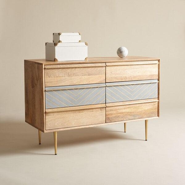 LENI 6 DRAWER CEMENT DRESSER - Frankwebs