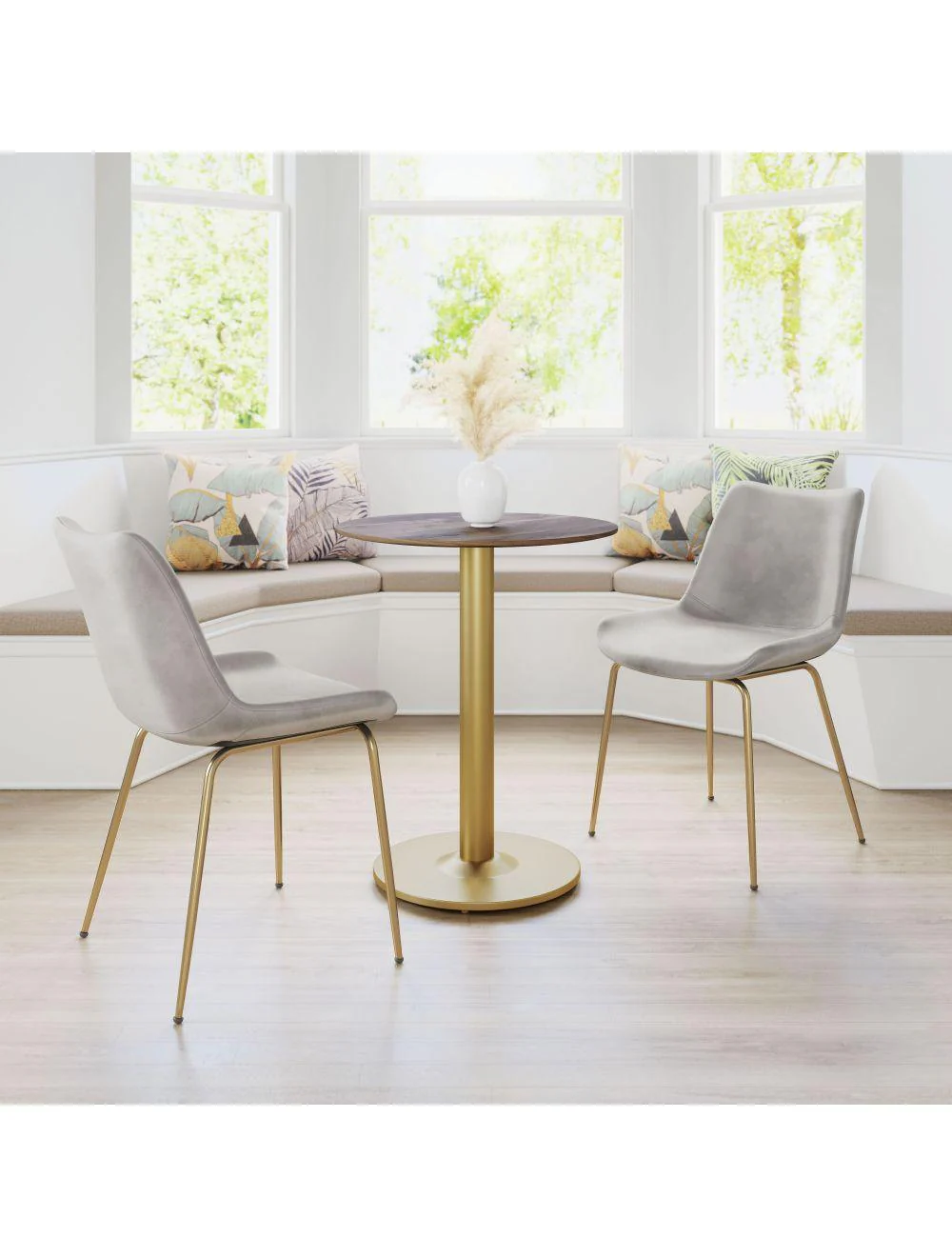 Alto Bistro Table Brown & Gold - Frankwebs