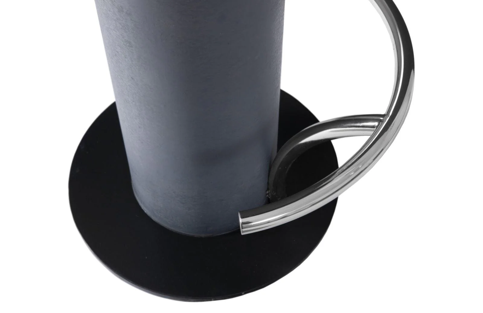 Concrete Bar Stool, Chamcha Wood Top, Stainless Steel Footrest - Frankwebs