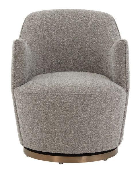 CHRISTIAN BOUCLE SWIVEL ACCENT CHAIR - Frankwebs