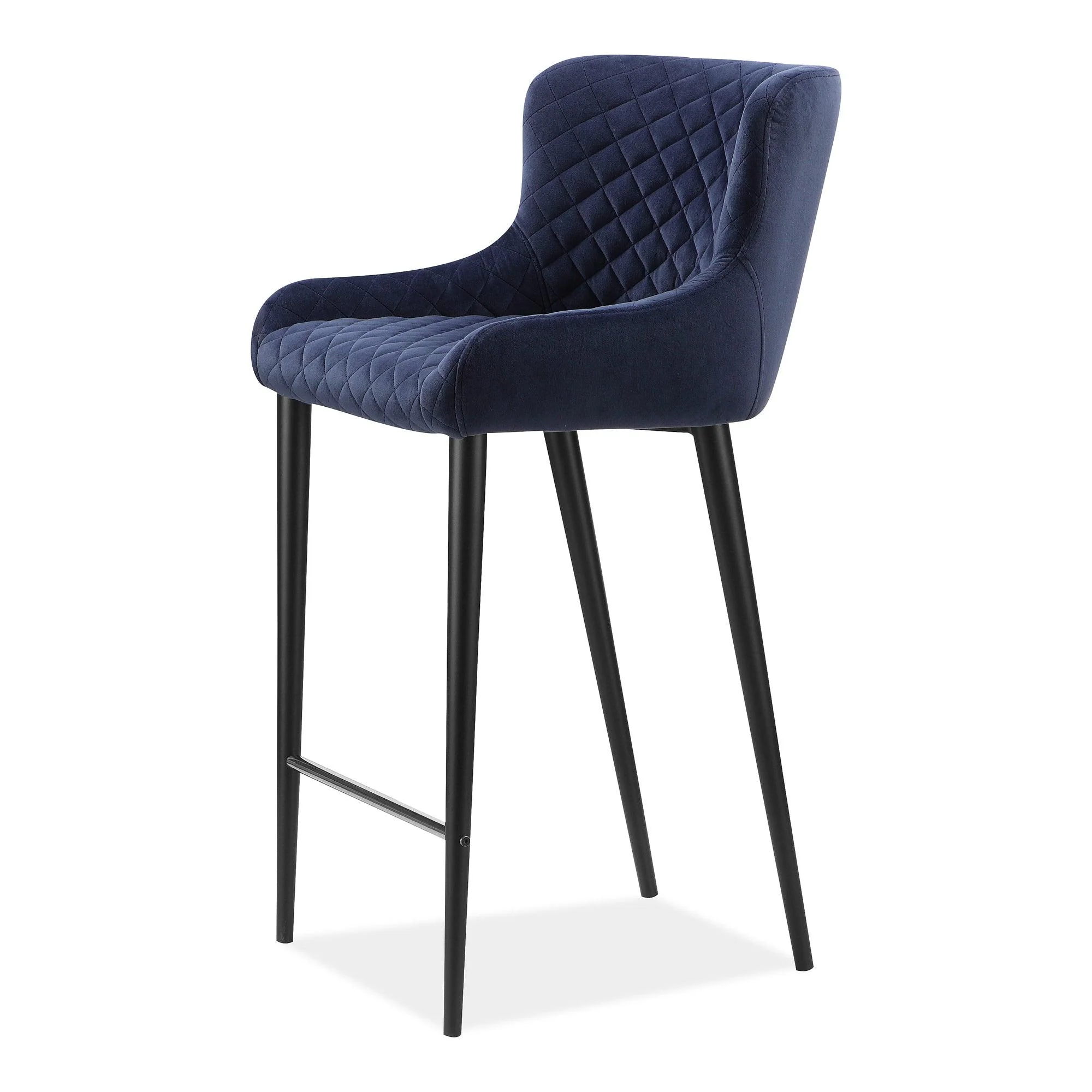 Etta Barstool Dark Blue - Frankwebs