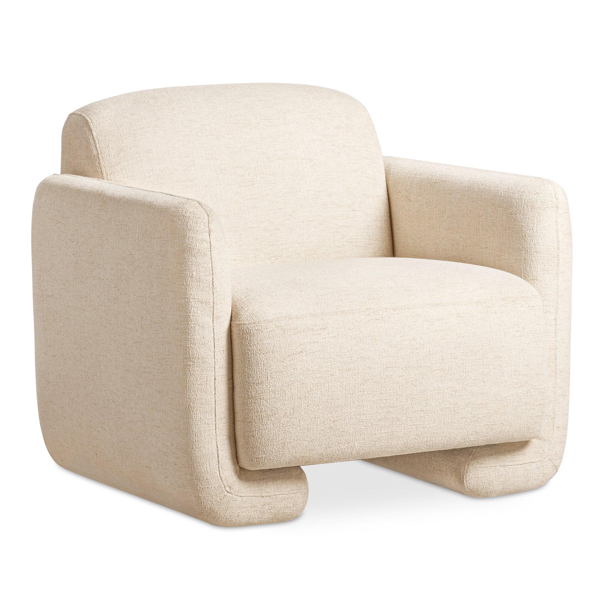 Fallon Accent Chair Flecked Ivory - Frankwebs