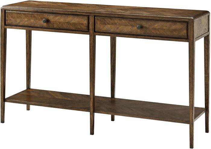 Nova Two Frieze Drawers Console Table - Frankwebs