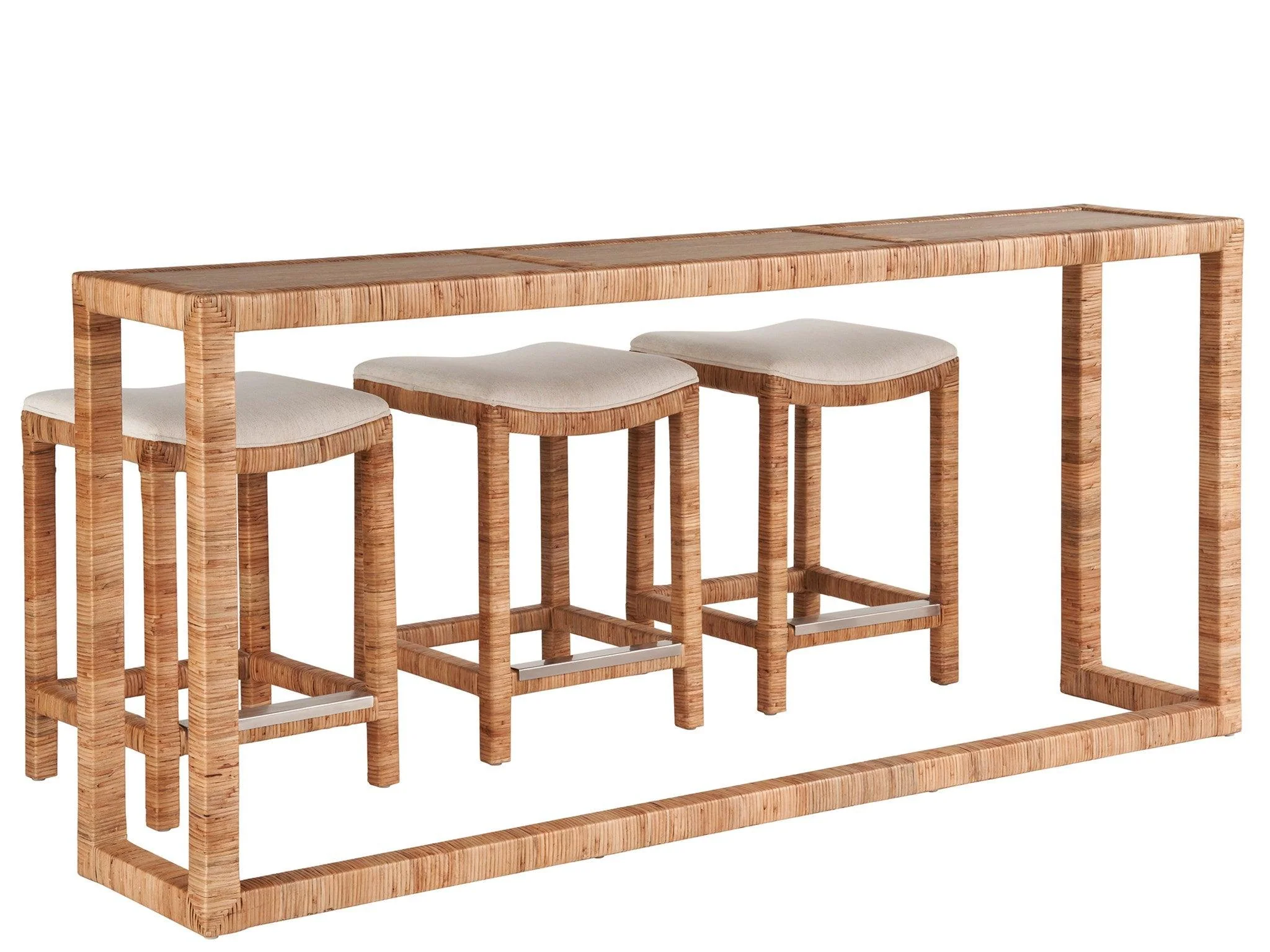 Weekender Sandbar Console with Stools - Frankwebs