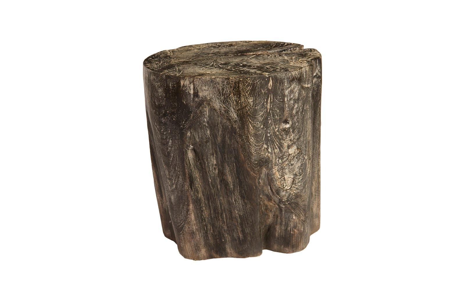 Black Wash Stool, Round - Frankwebs