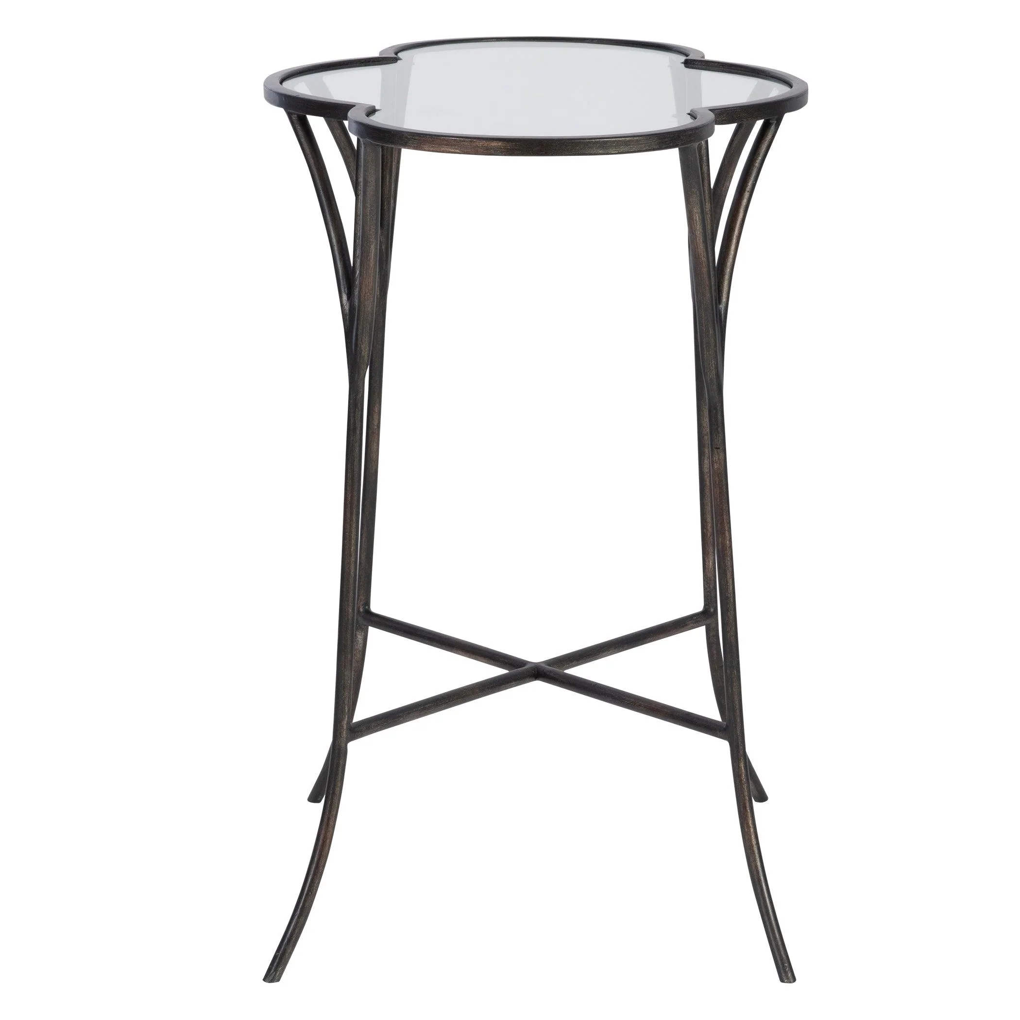 ADHIRA GLASS ACCENT TABLE - Frankwebs